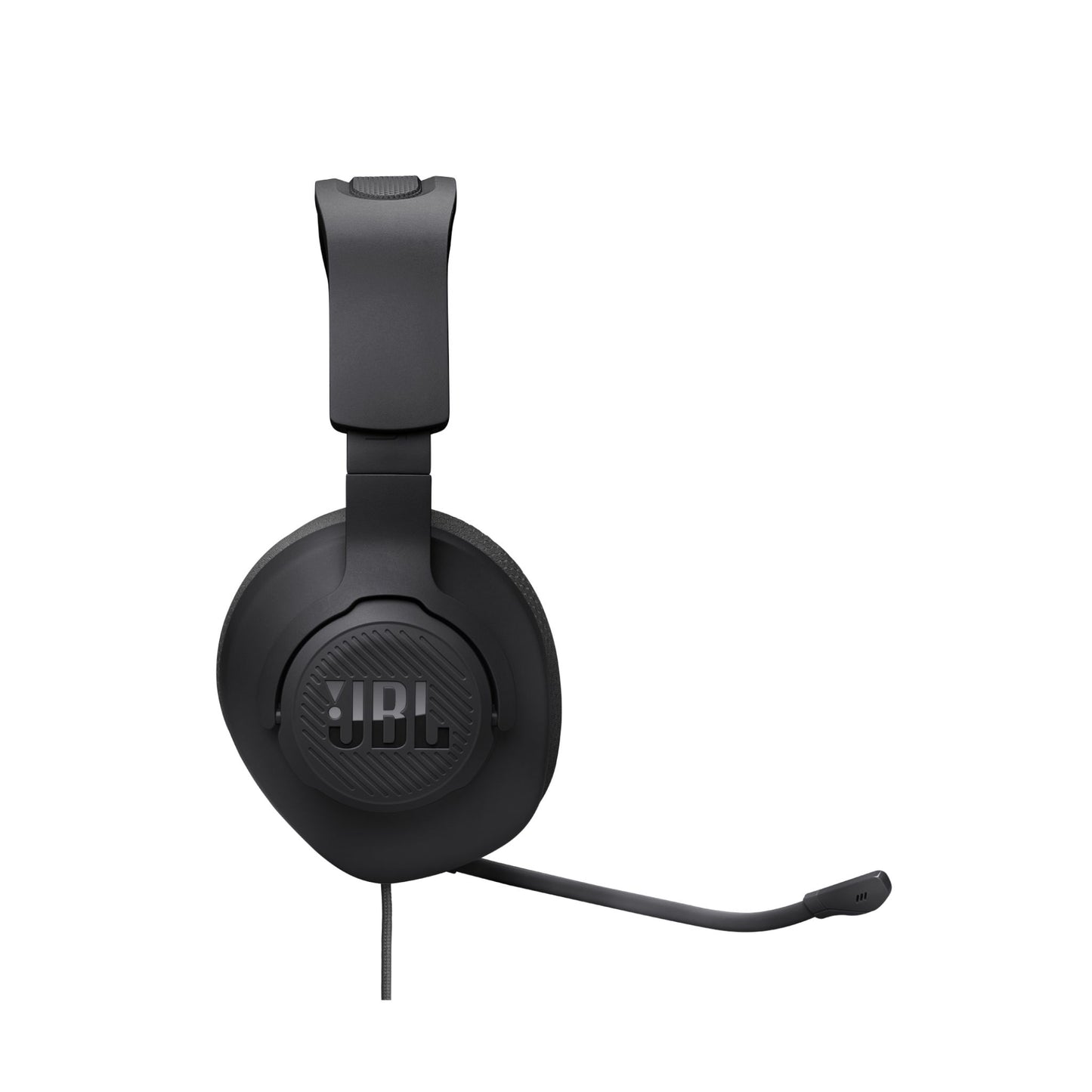 JBL Quantum 100 Wired Over-Ear Gaming Headset with a Detachable Voice-Focus Boom Mic, QuantumSOUND Signature, Lightweight Headband, Memory Foam Ear Cushion, PC and Gaming Console Compatible - Black