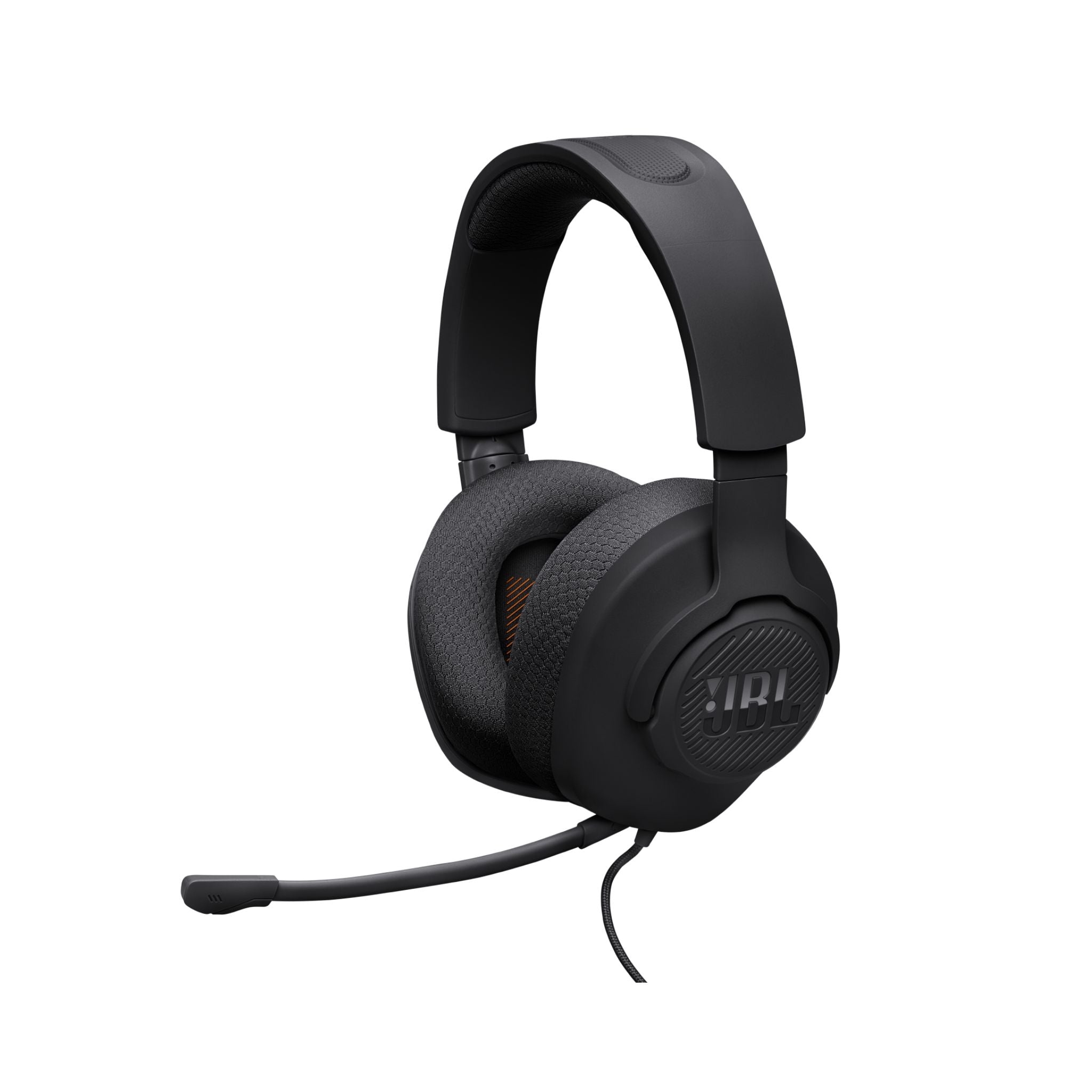 JBL Quantum 100 Wired Over-Ear Gaming Headset with a Detachable Voice-Focus Boom Mic, Quantum SOUND Signature, Lightweight Headband, Memory Foam Ear Cushion, PC and Gaming Console Compatible - Black