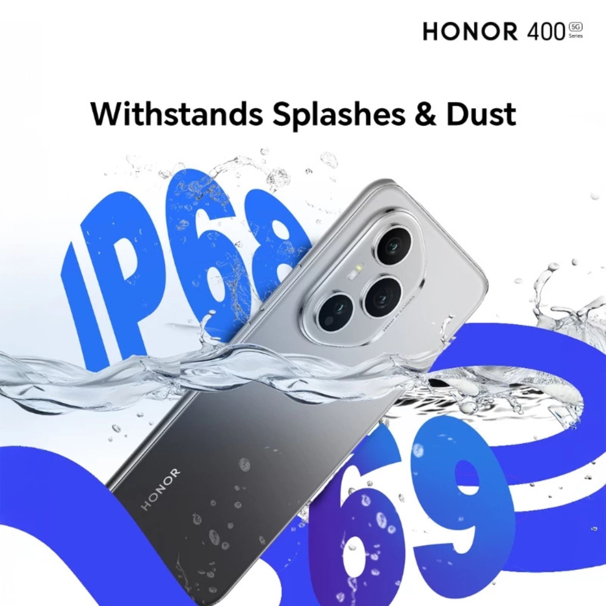 Honor 400 Pro 5G, Dual SIM 12GB RAM 512GB - International Version- Tidal Blue