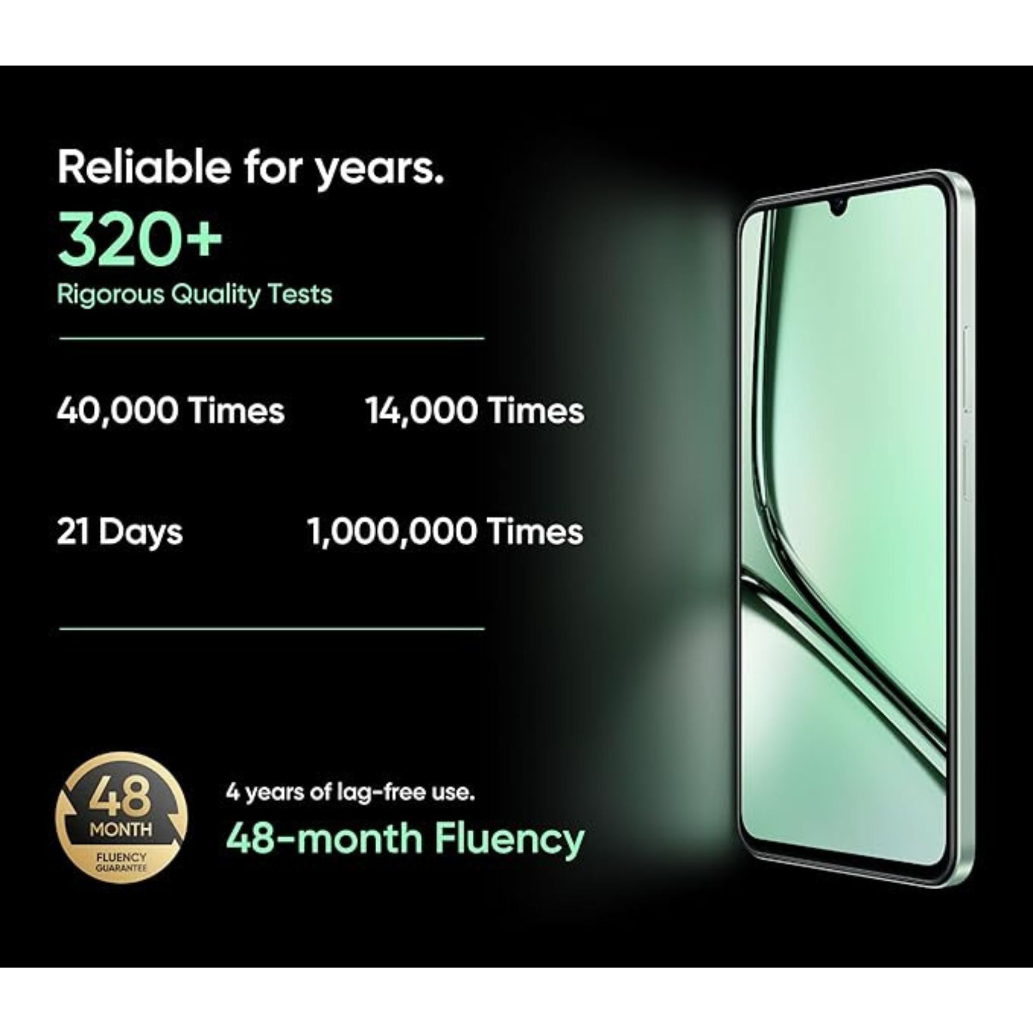 Realme Note 60x 4G,  Dual SIM 3GB RAM 64GB - Middle East Version- Wilderness Green