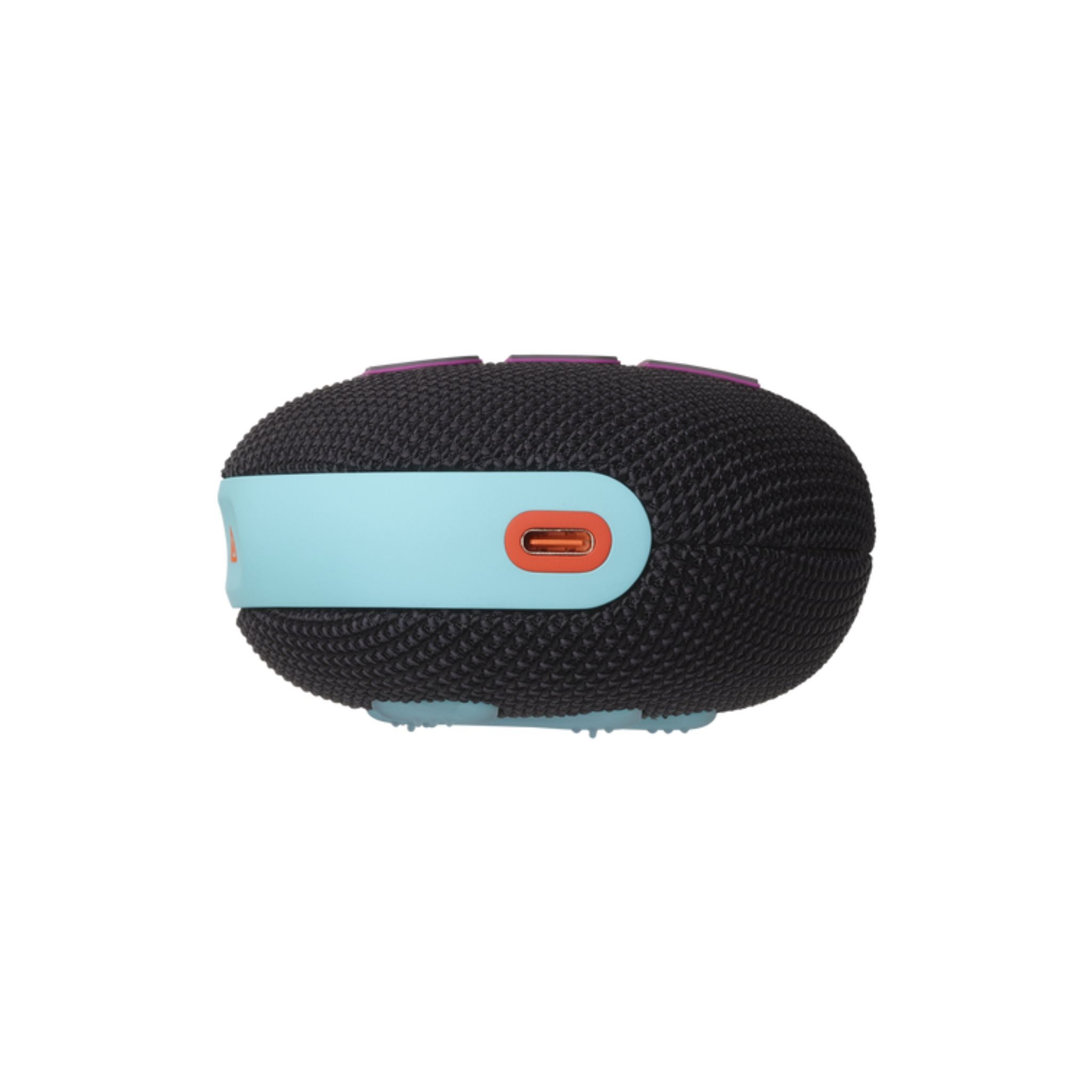 JBL Clip 5 Portable Wireless Speaker, Bluetooth 5.3, 3 Hours Charging Time, 15 Hours Battery Life, Splash Proof, Water Proof & Dust Proof, Rechargeable Battery - Black / Orange