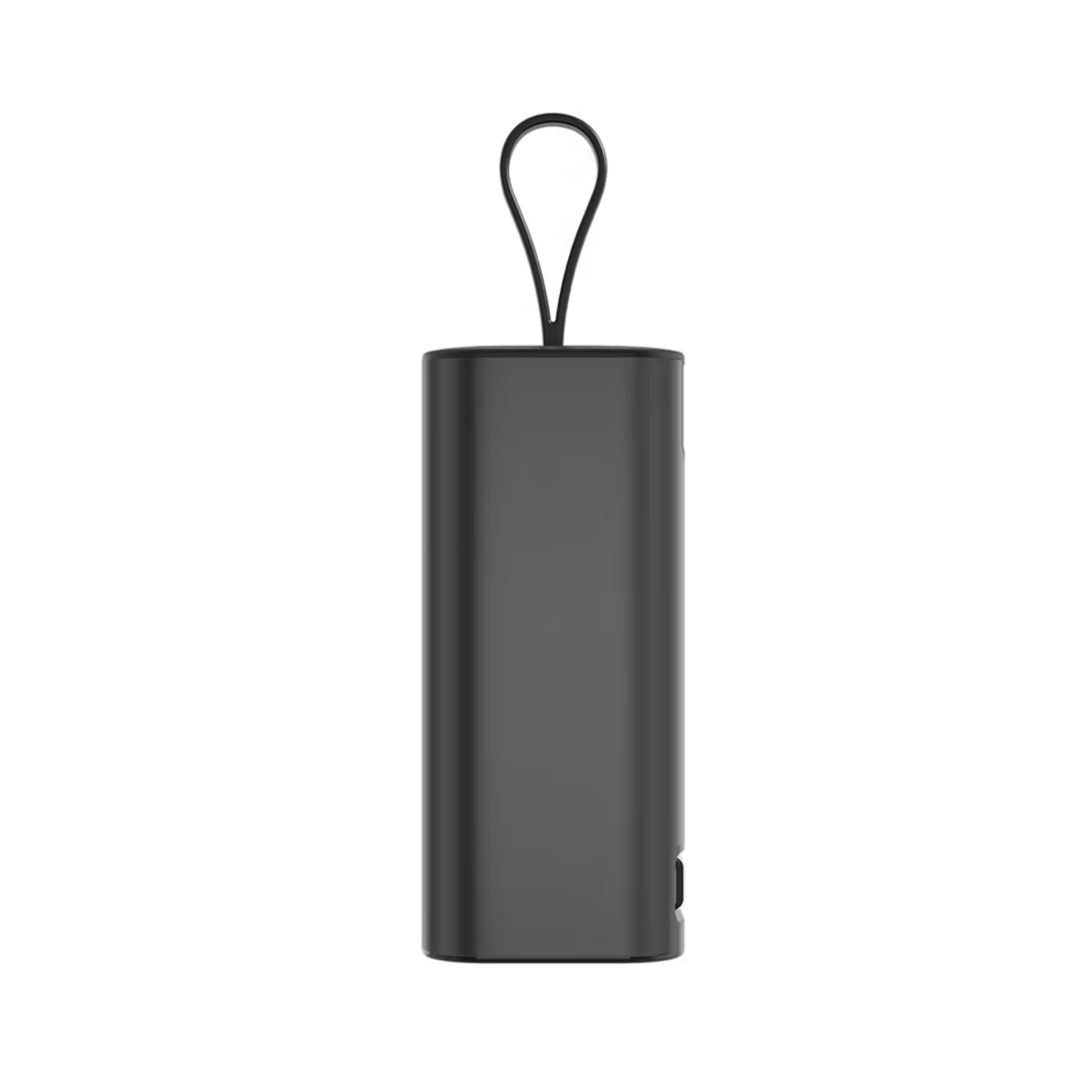 Porodo 20000mAh 130W Power Bank with 1m Retractable Type-C Cable, 100W Power Delivery, Suitable for Laptop Charging, Digital Display - Black