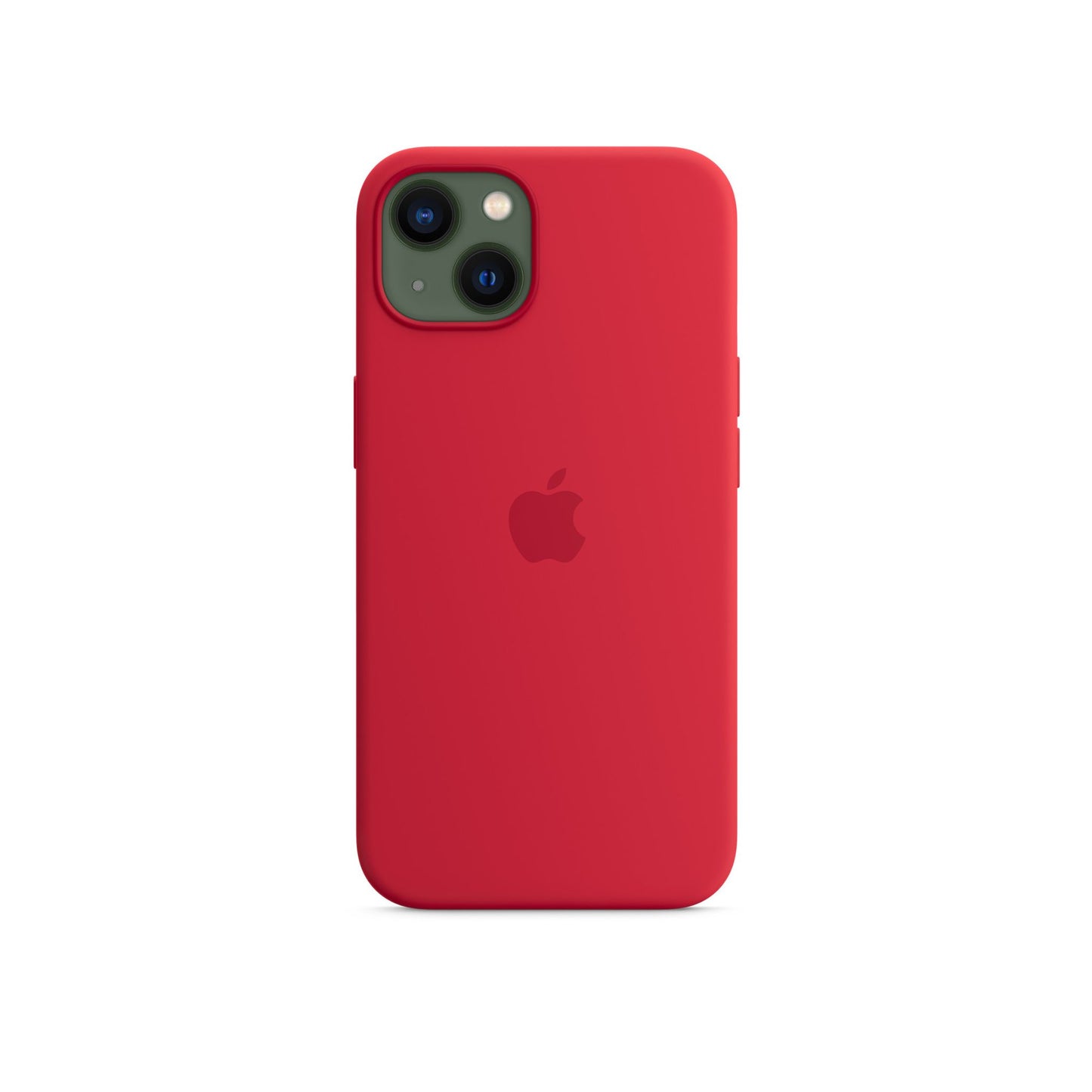 Apple iPhone 13 Silicone Case with magsafe_Red