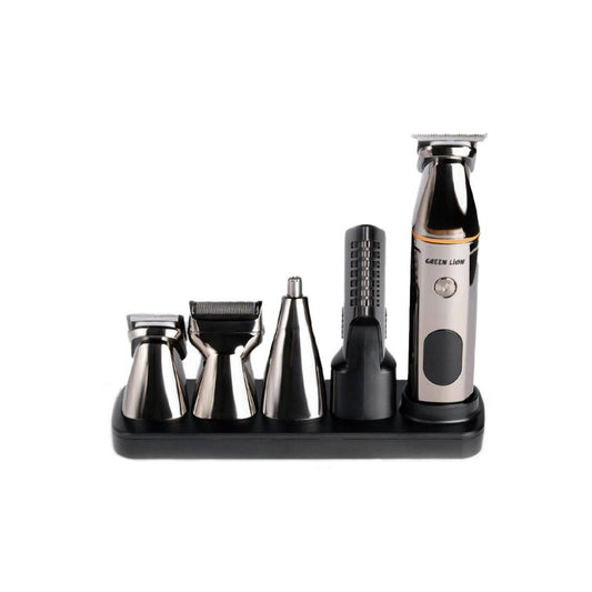 Green Lion 5 In 1 Multi-Function Hair Clipper Set - Black