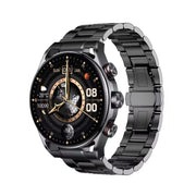 Green Lion Chrono Pro Smart Watch with 1.6" AMOLED Display, 360mAh Battery, Up to 7 Days Working Time, 1000nits Brightness, Activity Tracking, Health Monitoring, Stop Watch & Alarm Clock - Black