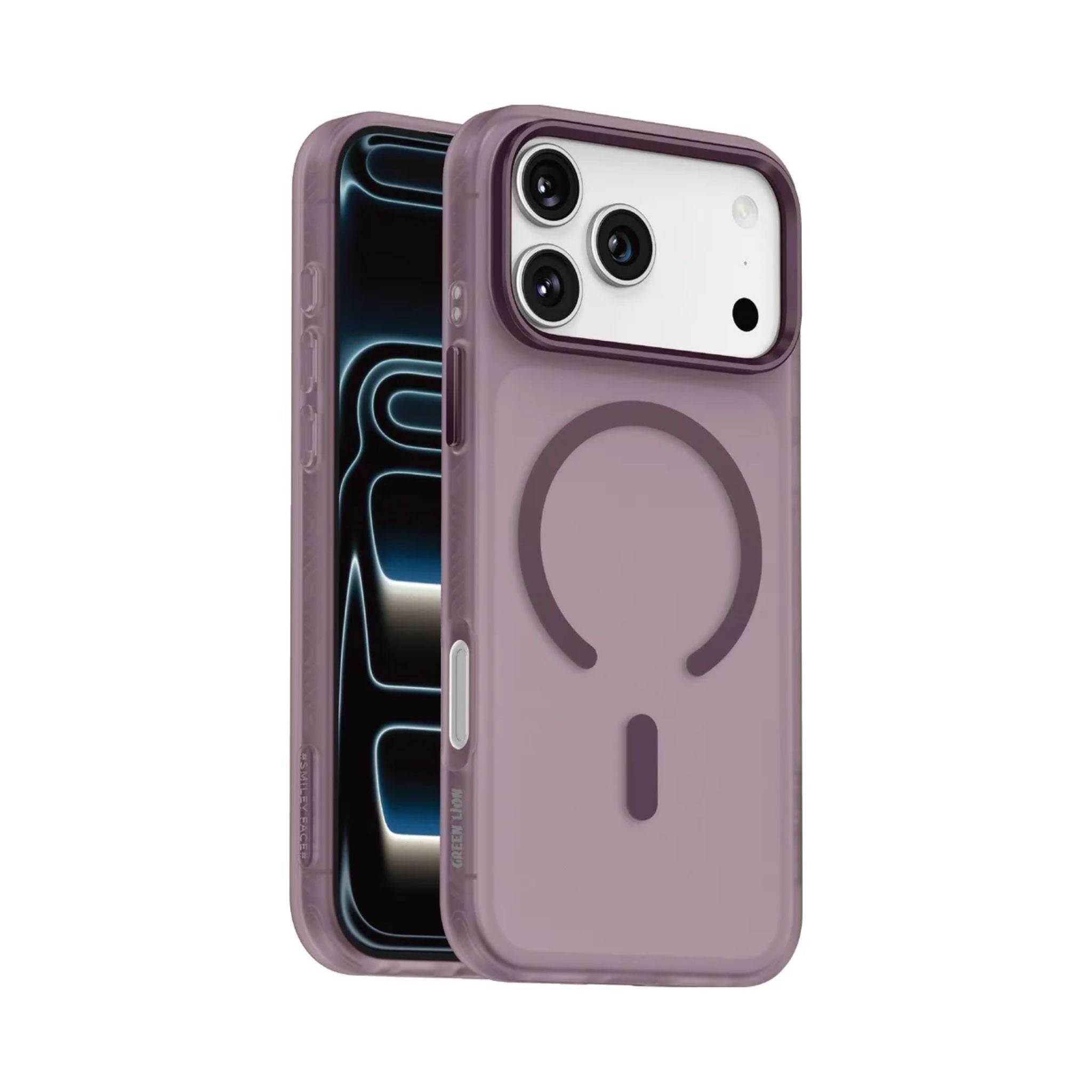 Green Lion Matte MagSafe X Case for iPhone 18 Pro Max - Burgundy