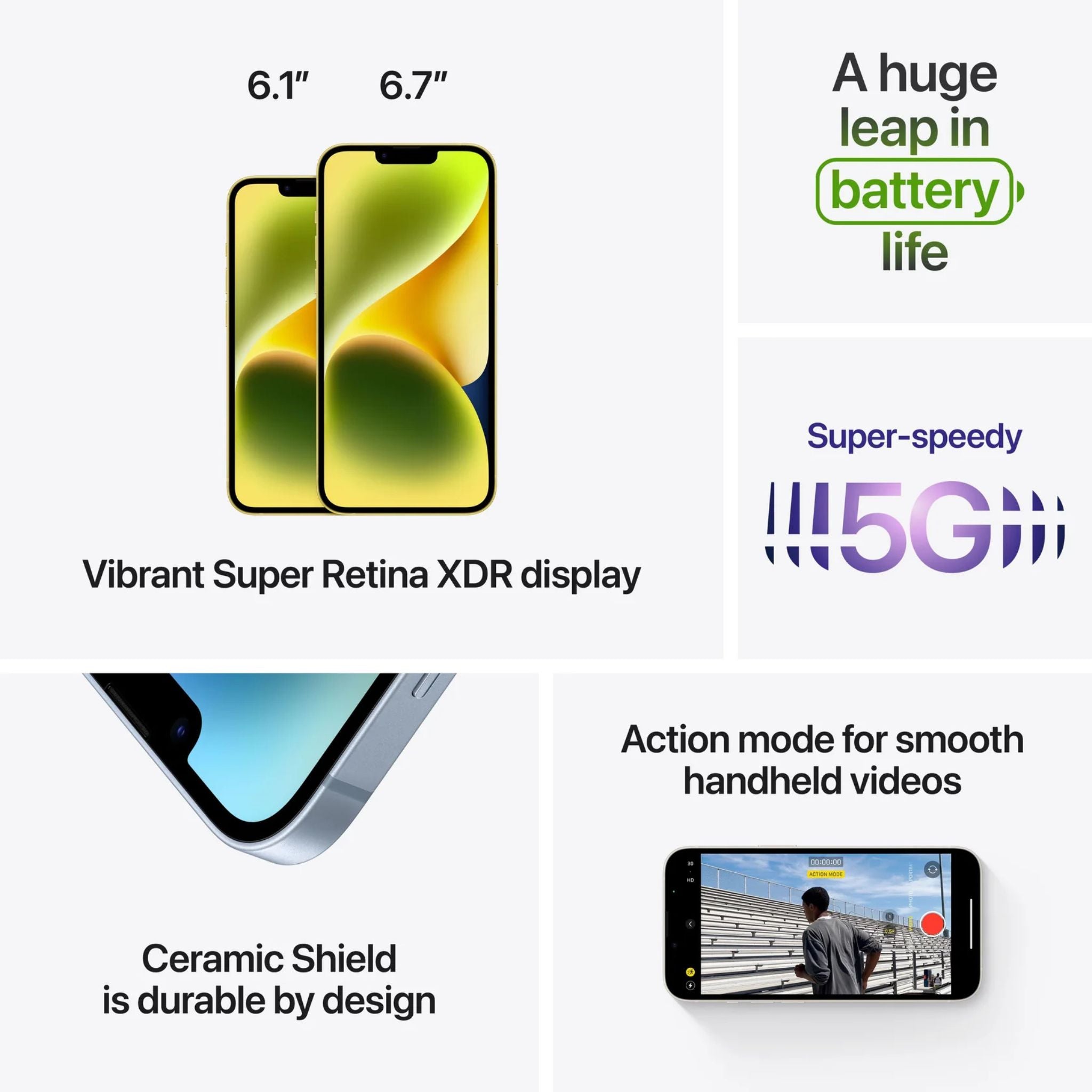 Apple iPhone 14 (128 GB) - Starlight (India)