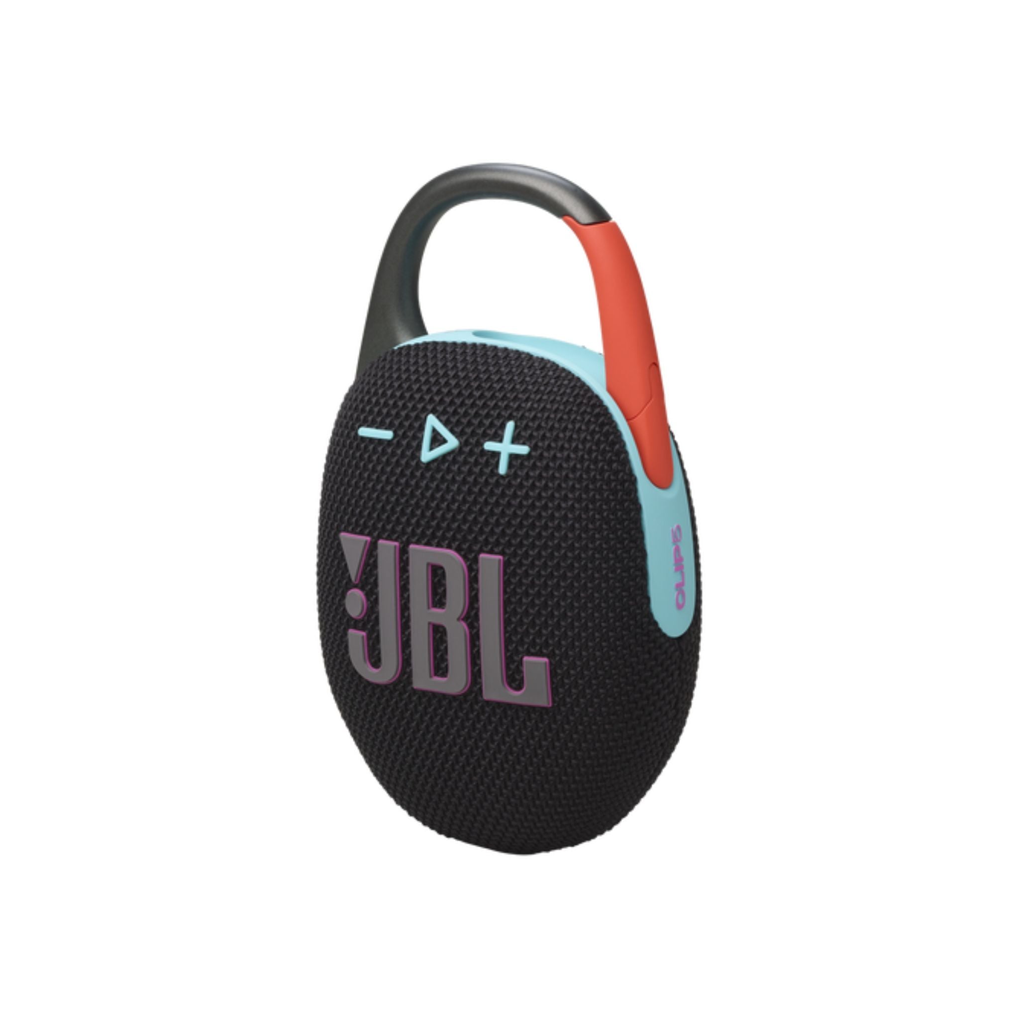 JBL Clip 5 Portable Wireless Speaker, Bluetooth 5.3, 3 Hours Charging Time, 15 Hours Battery Life, Splash Proof, Water Proof & Dust Proof, Rechargeable Battery - Black / Orange