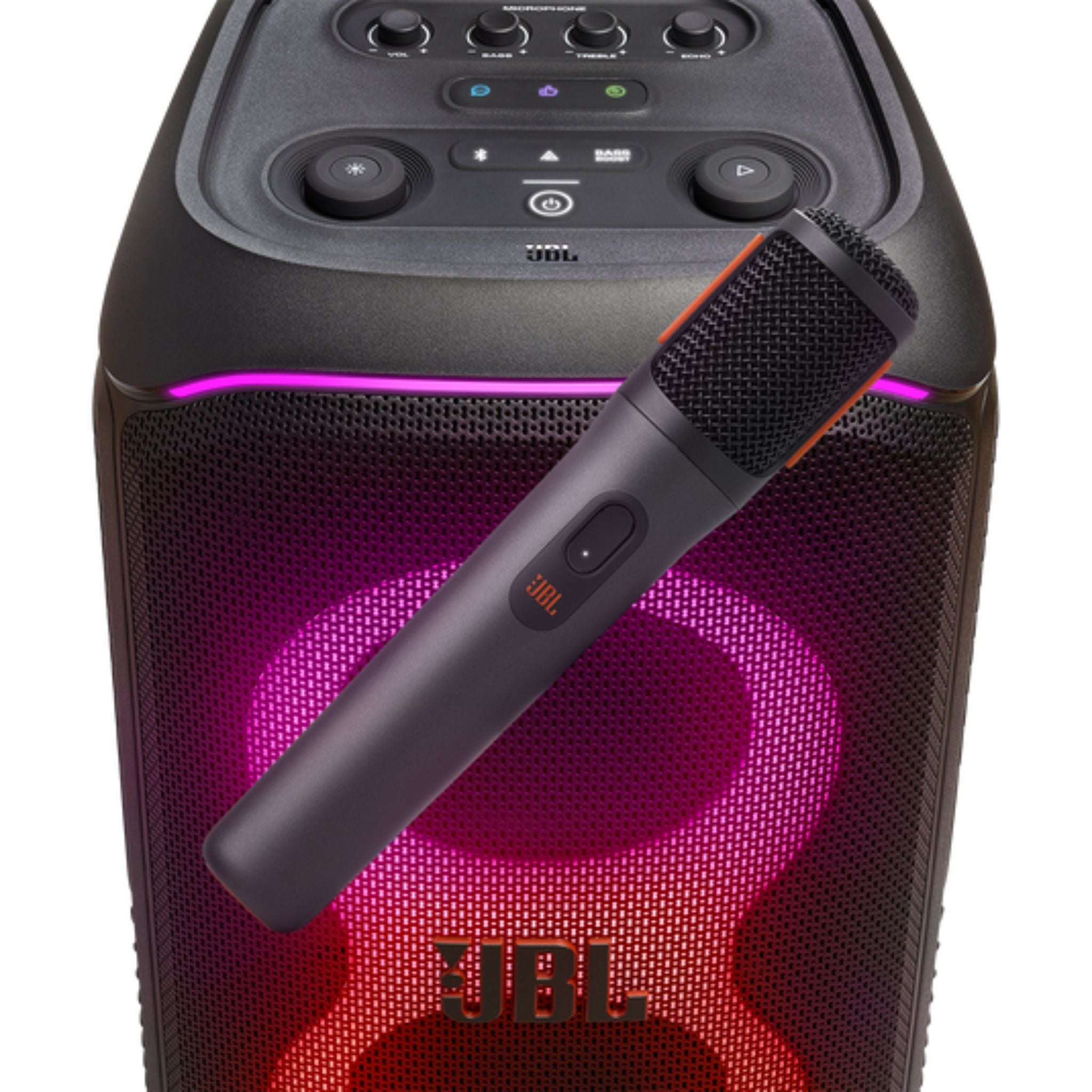 JBL PartyBox Wireless Mics, 16mm ECM Microphone Head, 600mAh Mic