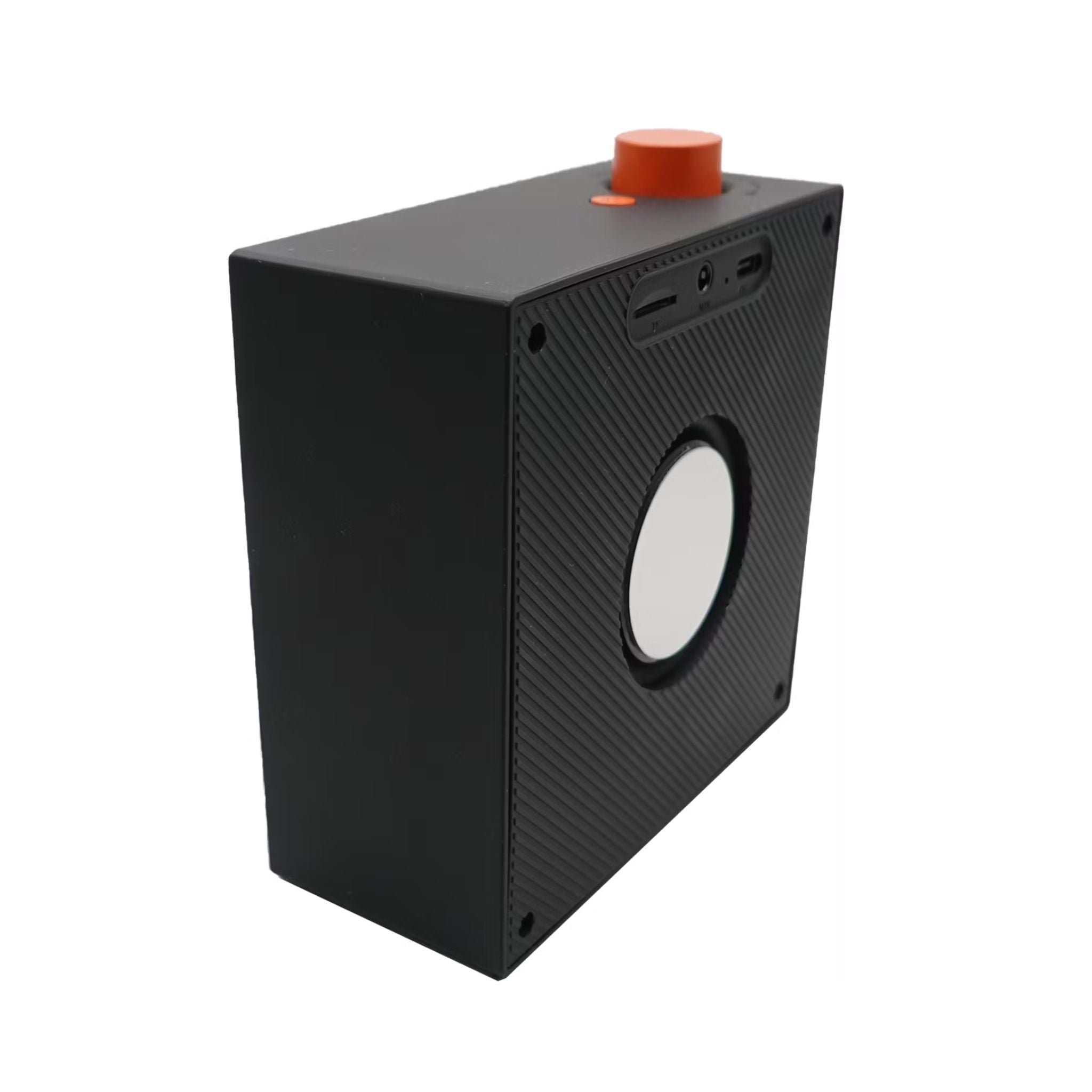 Porodo Mini VibeBox Portable Bluetooth Speaker with TF Card Slot, Up to 6 Hours Play Time, Bluetooth Version 5.4, 10m Transmission Range, 5W Rated Power, Powerful Stereo Sound, Multi-Function Control - Black
