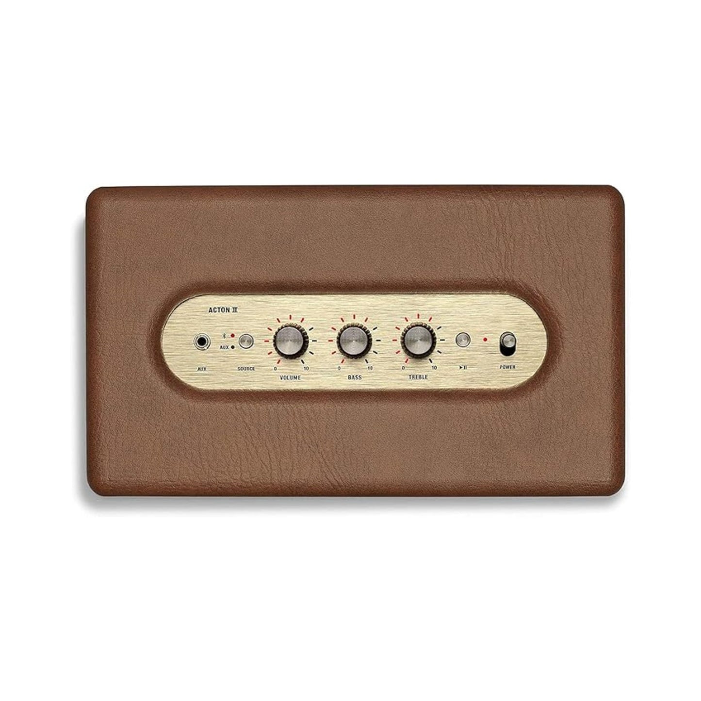 Marshall Acton II Bluetooth Wireless Stereo Speaker 60W - Brown- Auxiliary