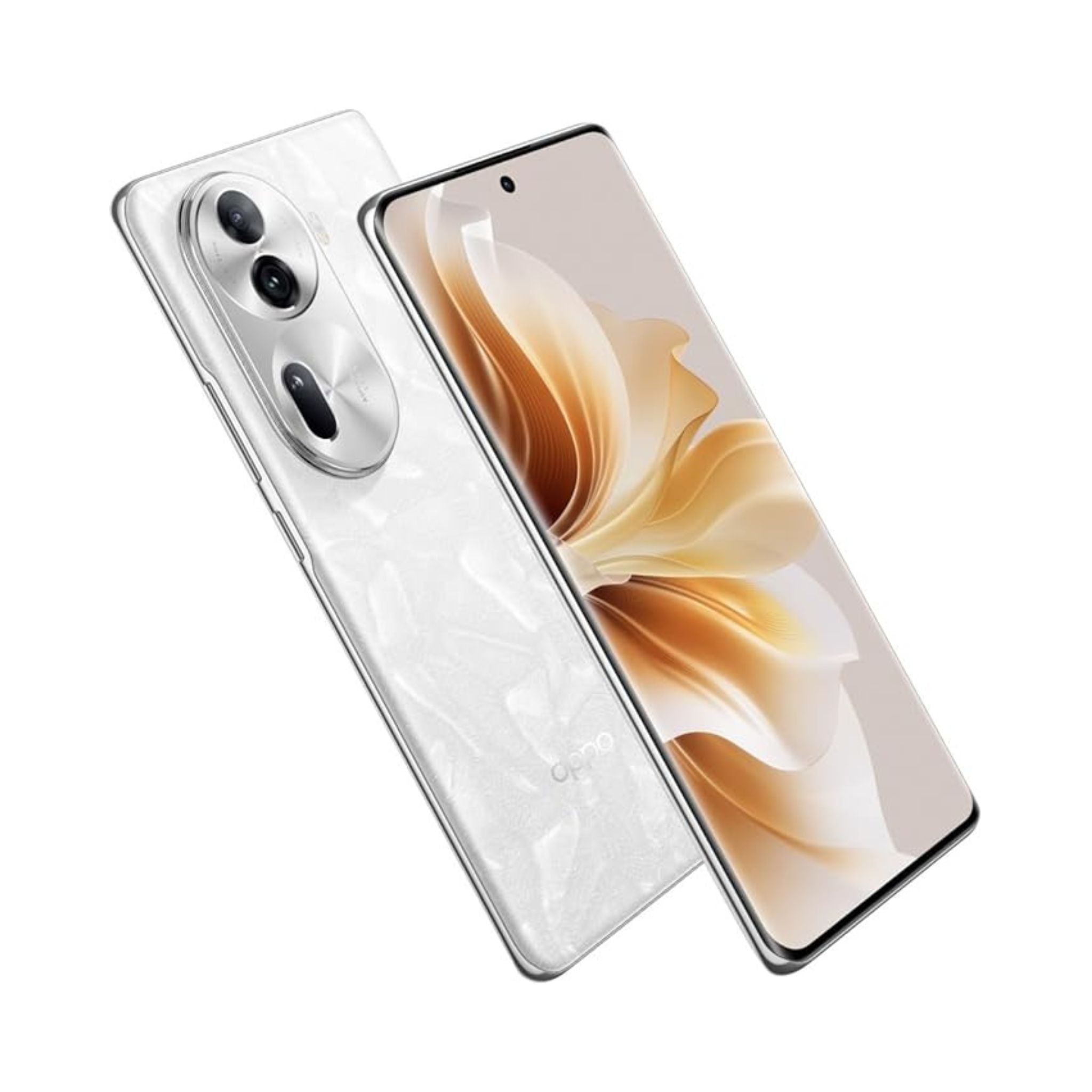 Oppo Reno 11 Pro 5G (Pearl White, 12GB RAM, 256GB Storage) Mediatek Dimensity 8200 Processor | AMOLED Display | Dual SIM | 4600mAh Battery