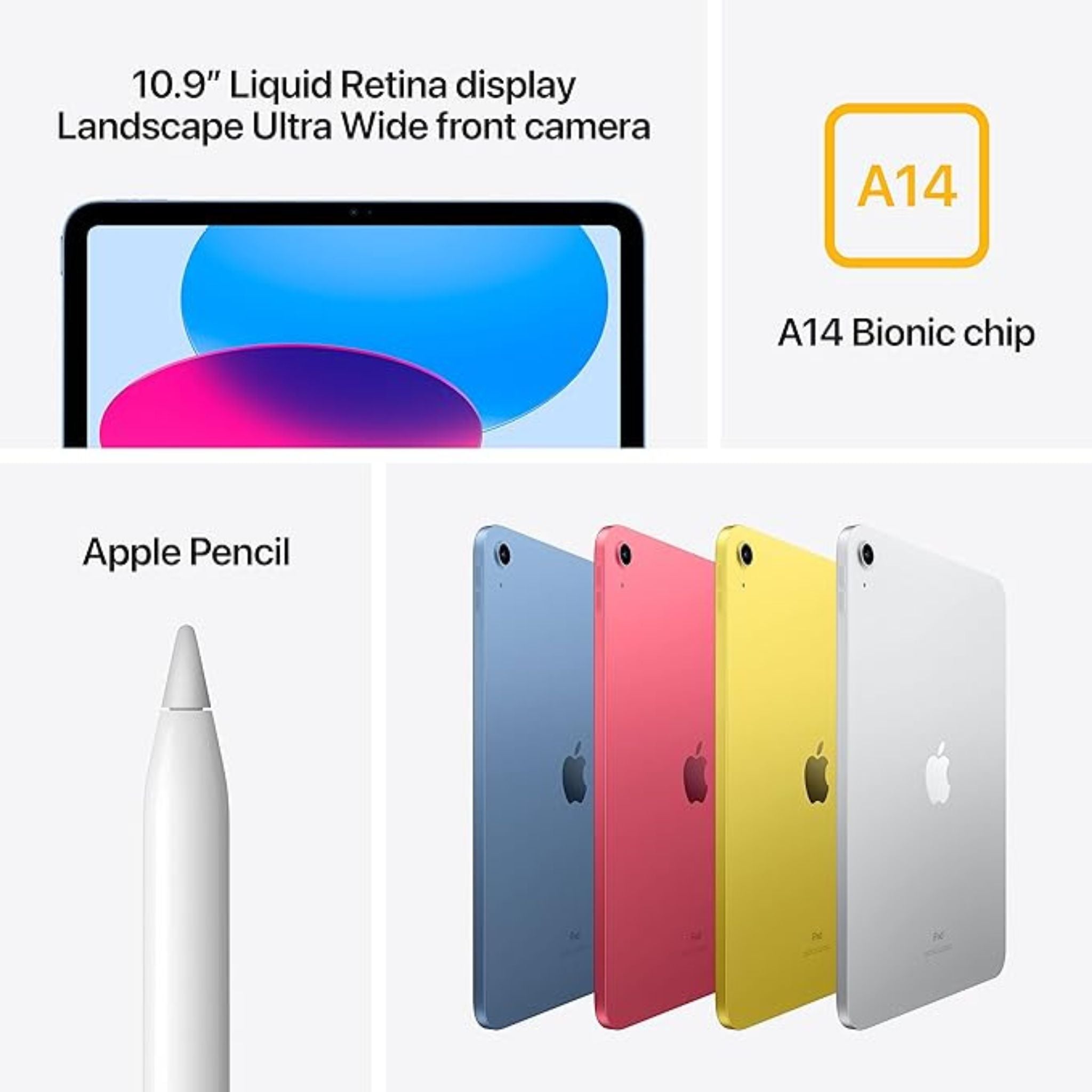 Apple 2022 10.9-inch iPad (Wi-Fi, 256GB) - Pink (10th generation)