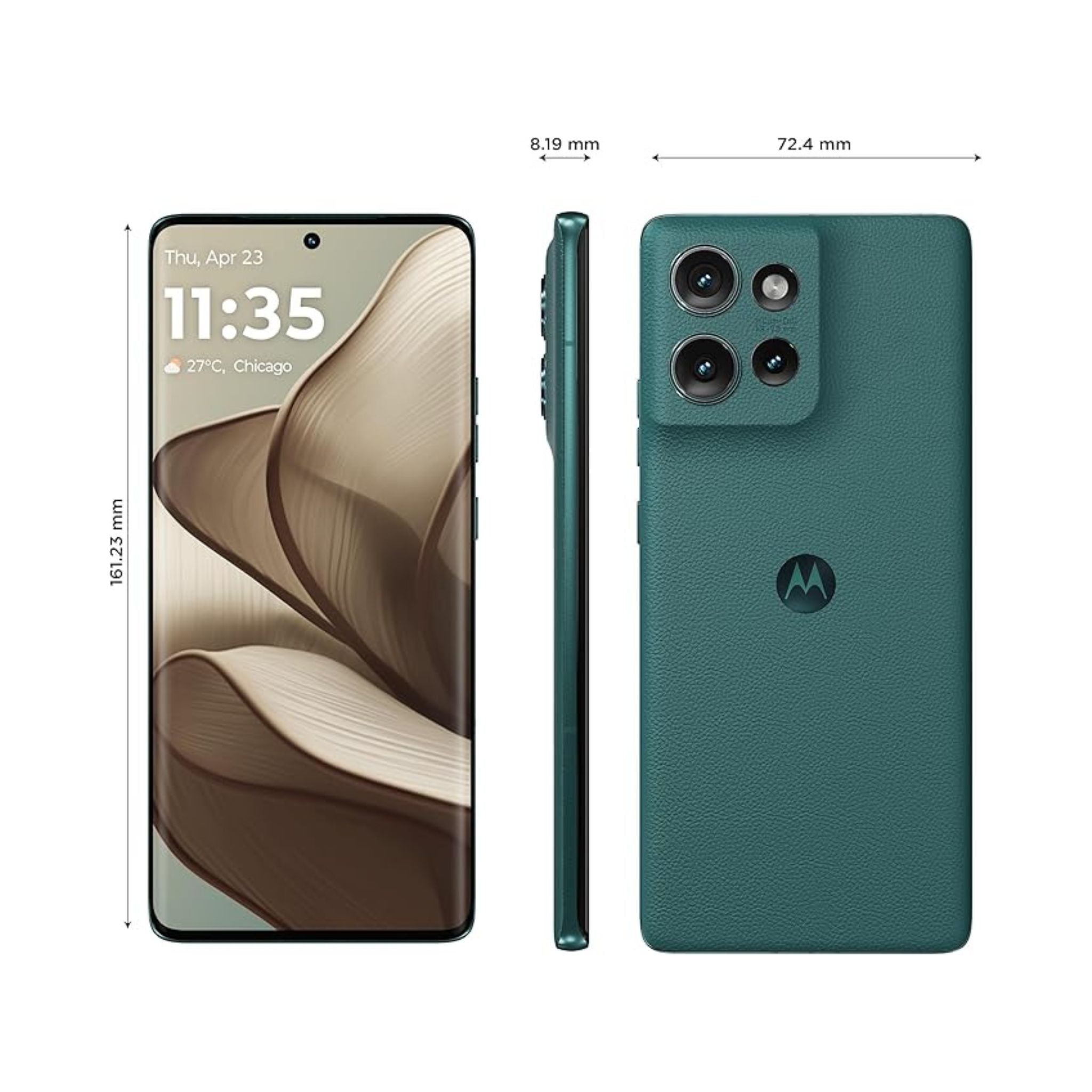 Motorola Edge 50 5G Dual SIM, 12GB RAM 512 GB ROM - International Version-Jungle Green