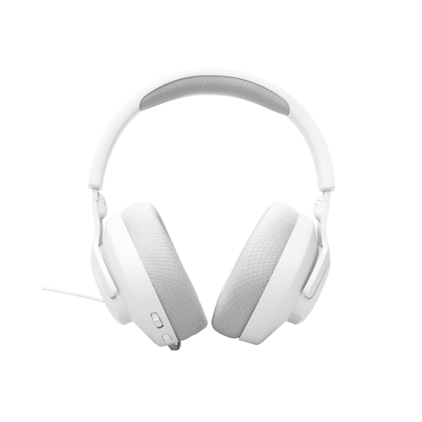 JBL Quantum 100M2 Wired Over-Ear Gaming Headset with JBL QuantumSOUND Signature, 3.5 mm Jack, Multi-Platform Compatibility and Removable Microphone with Mute Option_White