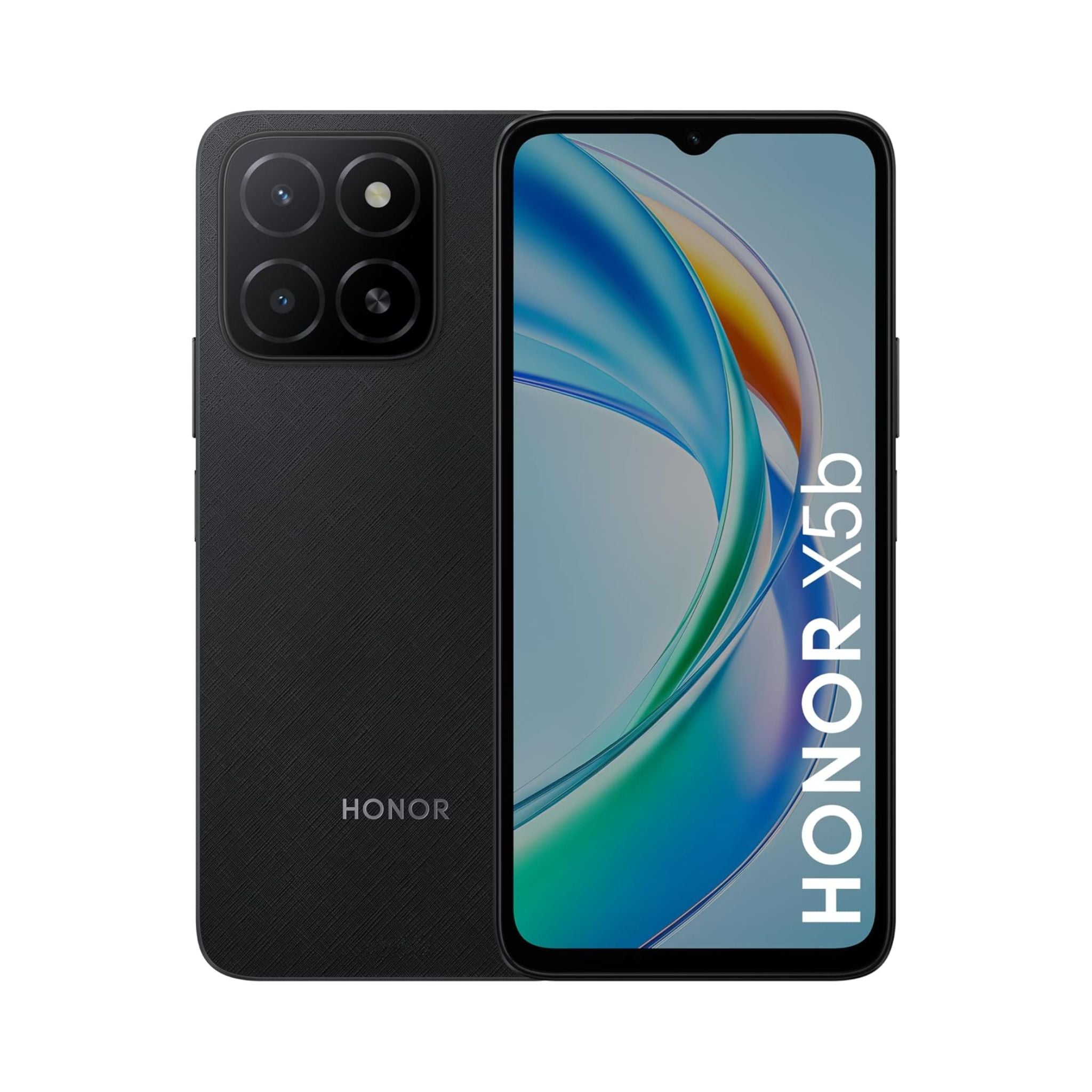 Honor X5b 4G, Dual SIM 4GB RAM 64GB ROM - Midnight Black - International Version