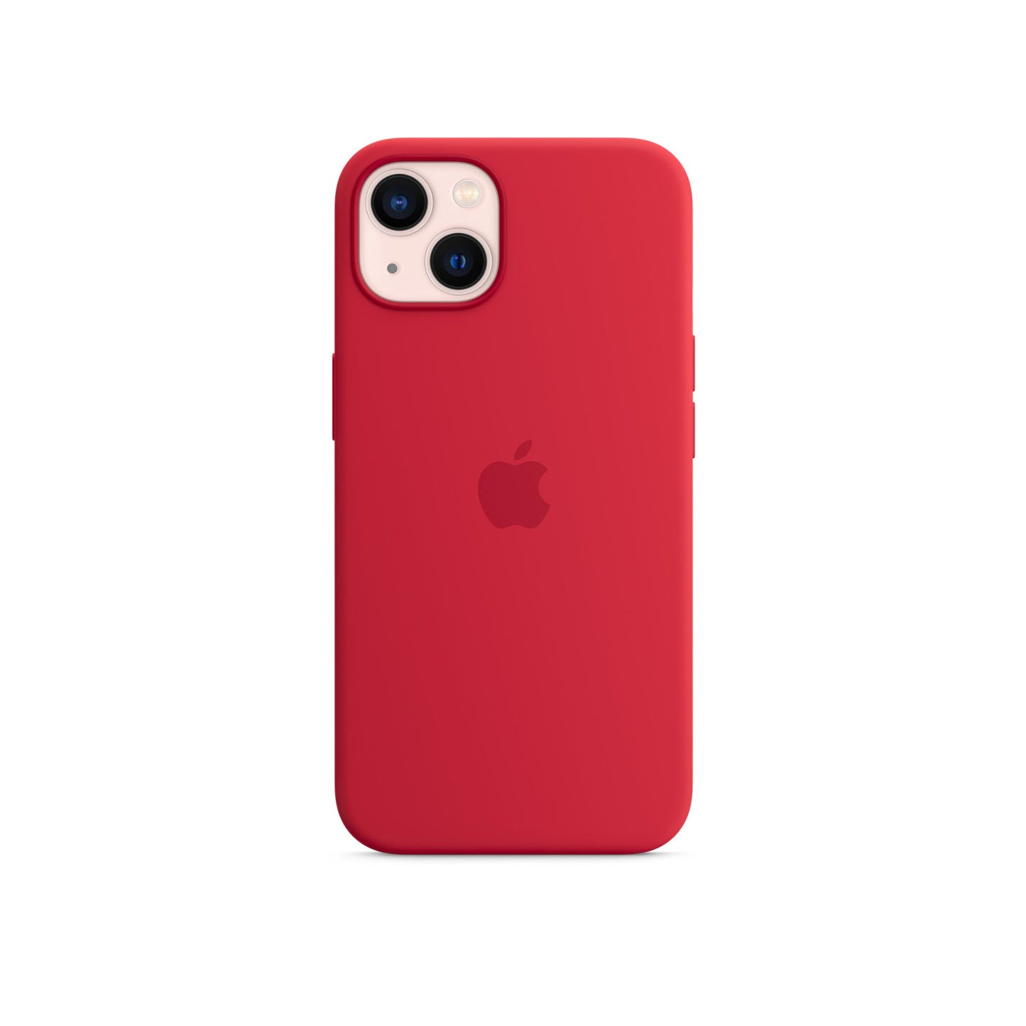 Apple iPhone 13 Silicone Case with magsafe_Red