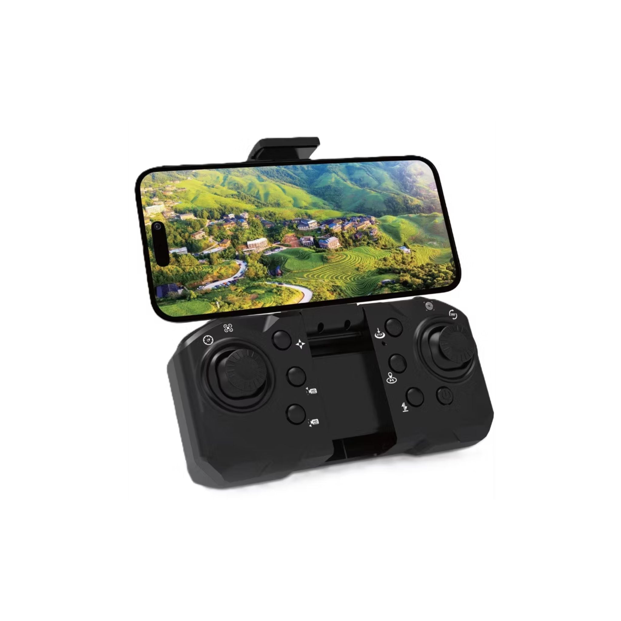 Green Lion G780RC Drone, HD Photo & Video, 2000mAh Battery Capacity, 12 minutes Flight Time, 150m Control Distance, 25fps Frame Rate, One-Key Return, Obstacle Avoidance - Gray
