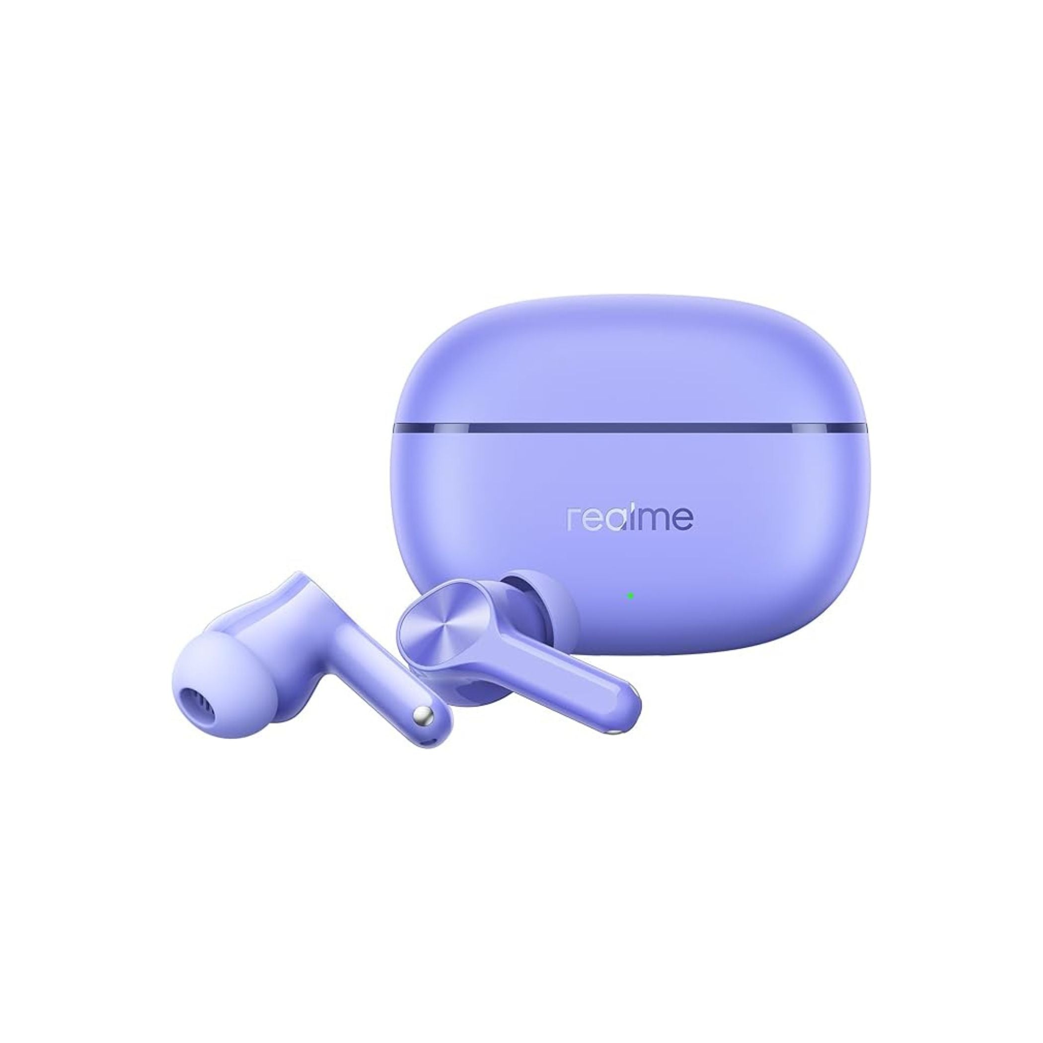 Realme Buds T200 Lite Bluetooth Earbuds, 48H Playback, AI ENC Noise Cancellation, Fast Charging, Gaming Mode, Google Fast Pair, IPX4 Water Resistant, with Mic – Aurora Purple