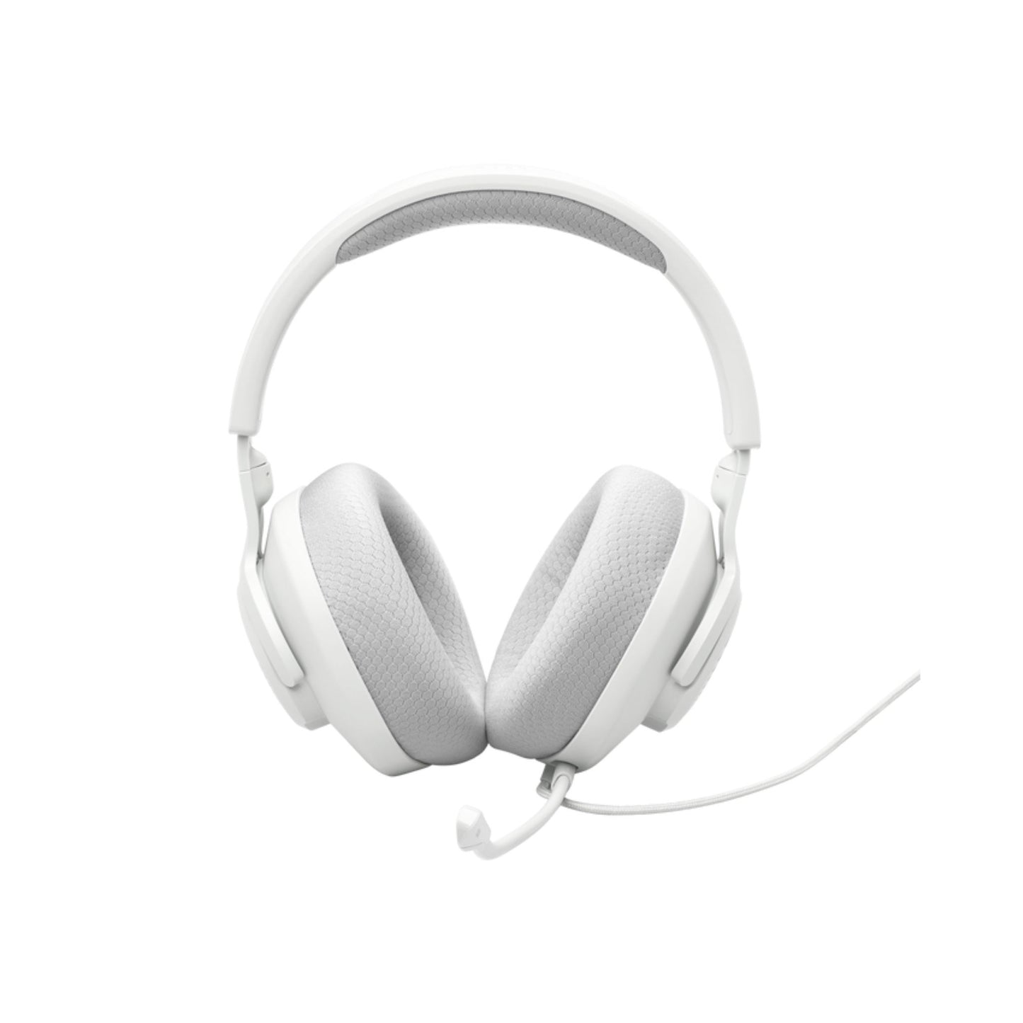 JBL Quantum 100M2 Wired Over-Ear Gaming Headset with JBL QuantumSOUND Signature, 3.5 mm Jack, Multi-Platform Compatibility and Removable Microphone with Mute Option_White