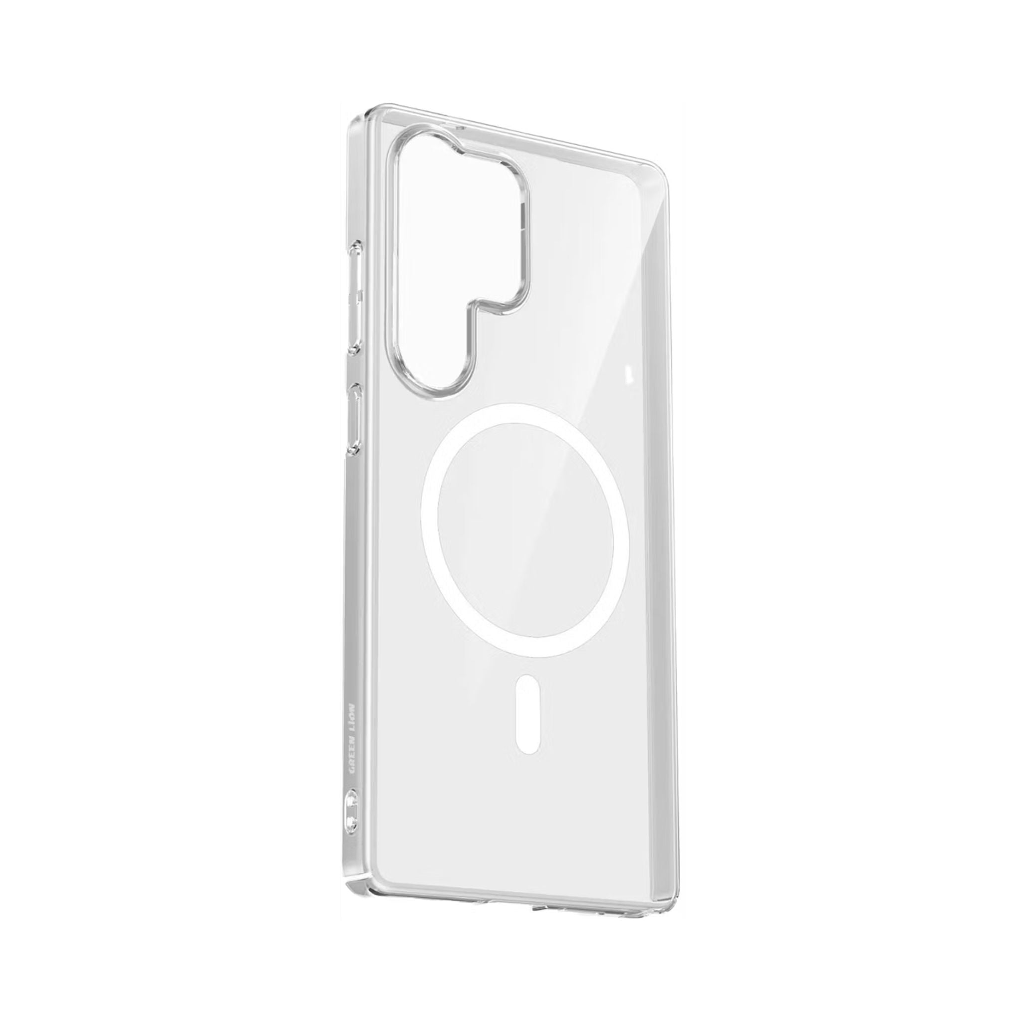 Green Lion Magsafe Delego Case for Samsung Galaxy S25 Ultra, MagSafe Compatibility, Comfortable Grip, Optical Clarity, Anti-Fingerprint, Raised Edge, Lightweight, Ultra Slim - Clear