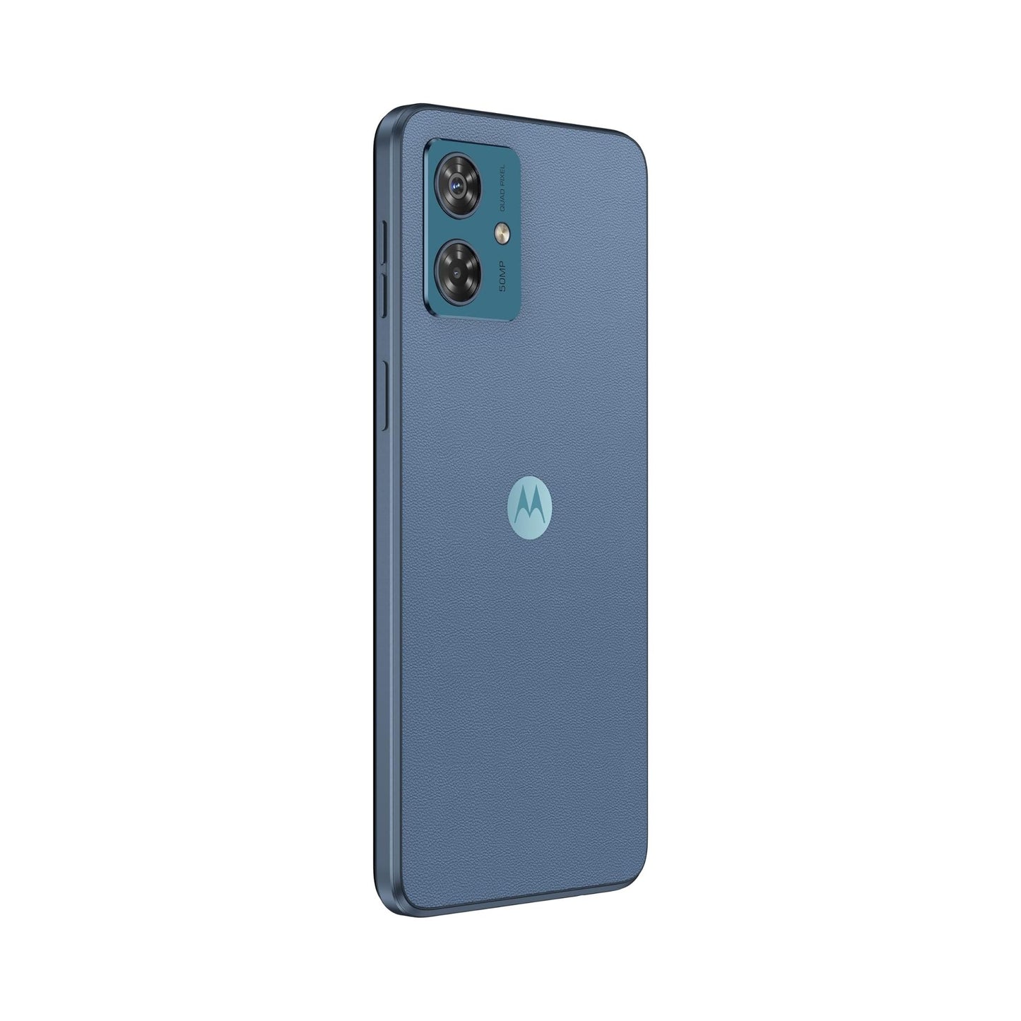 MOTOROLA moto g54 5G Dual with eSim Smartphone, 8+256GB, 6.5" FHD+ 120Hz, 50 MP OIS Anti-Shake Camera, Dolby Atmos, 5000mAh, Vegan Leather - Indigo Blue