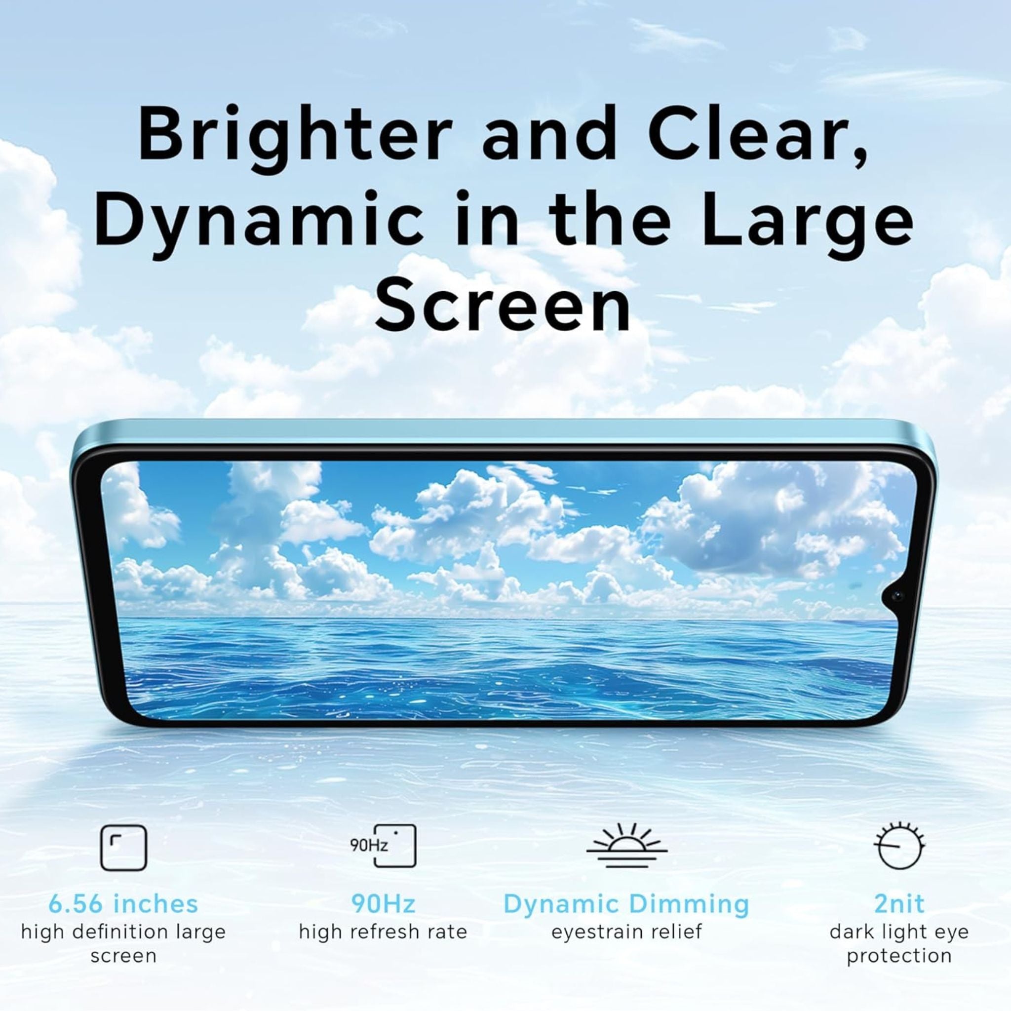 Honor X5b 4G, Dual SIM 4GB RAM 64GB ROM - Midnight Black - International Version