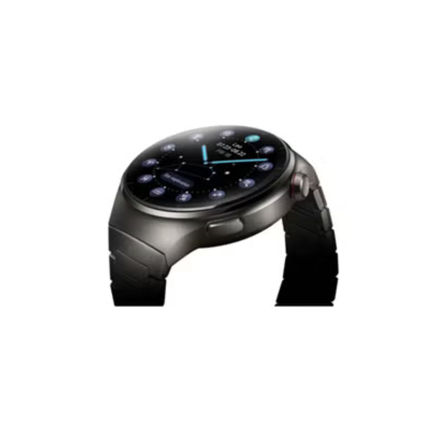 Haino Teko RW-32 Smart Watch_AMOLED_Carved Glass Display-Silicone + Stainless Steel 3 Strap,Bluetooth_Black