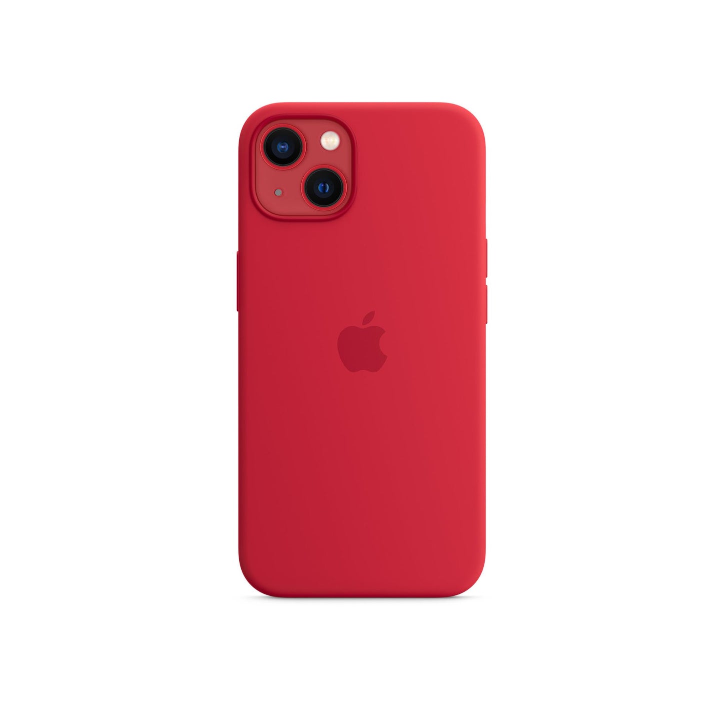 Apple iPhone 13 Silicone Case with magsafe_Red