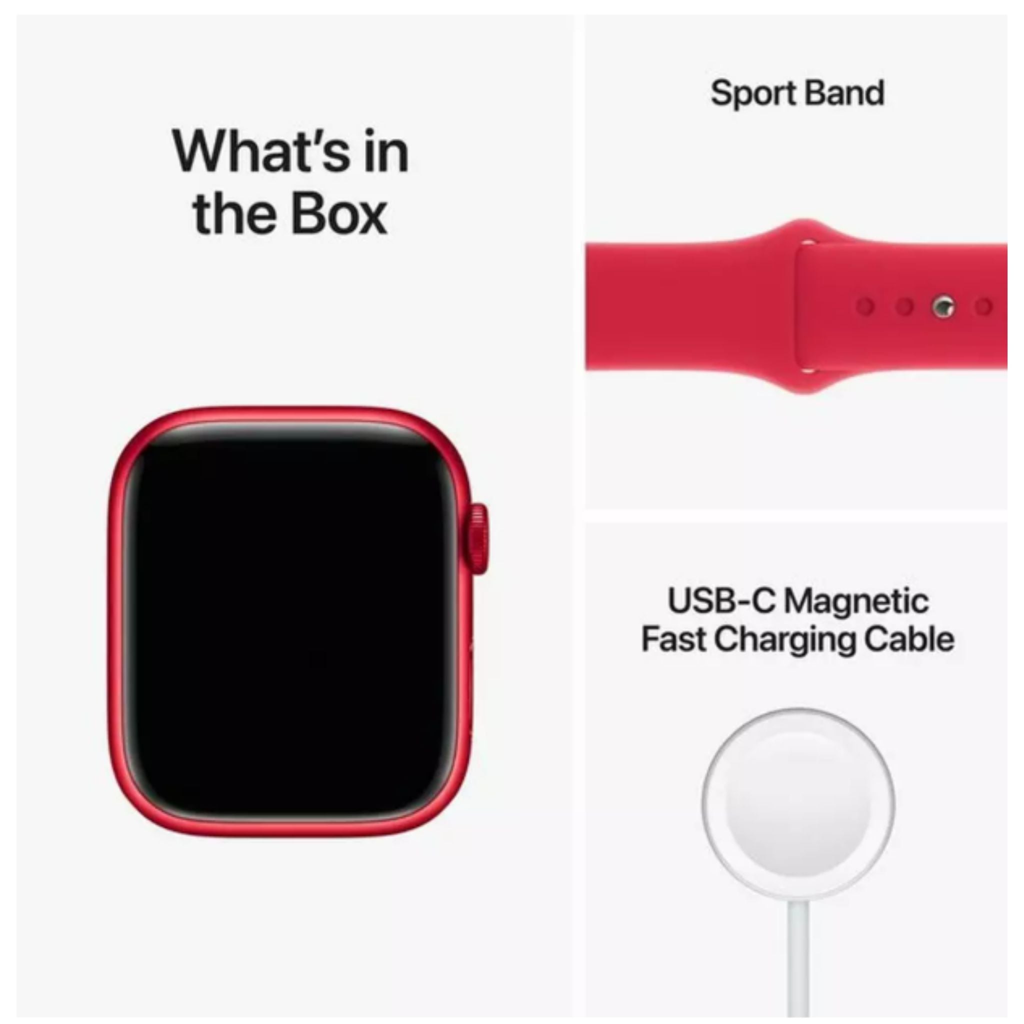Apple Watch Series 8 GPS + Cellular 41mm, Aluminium Case With Product (RED) Sport Band