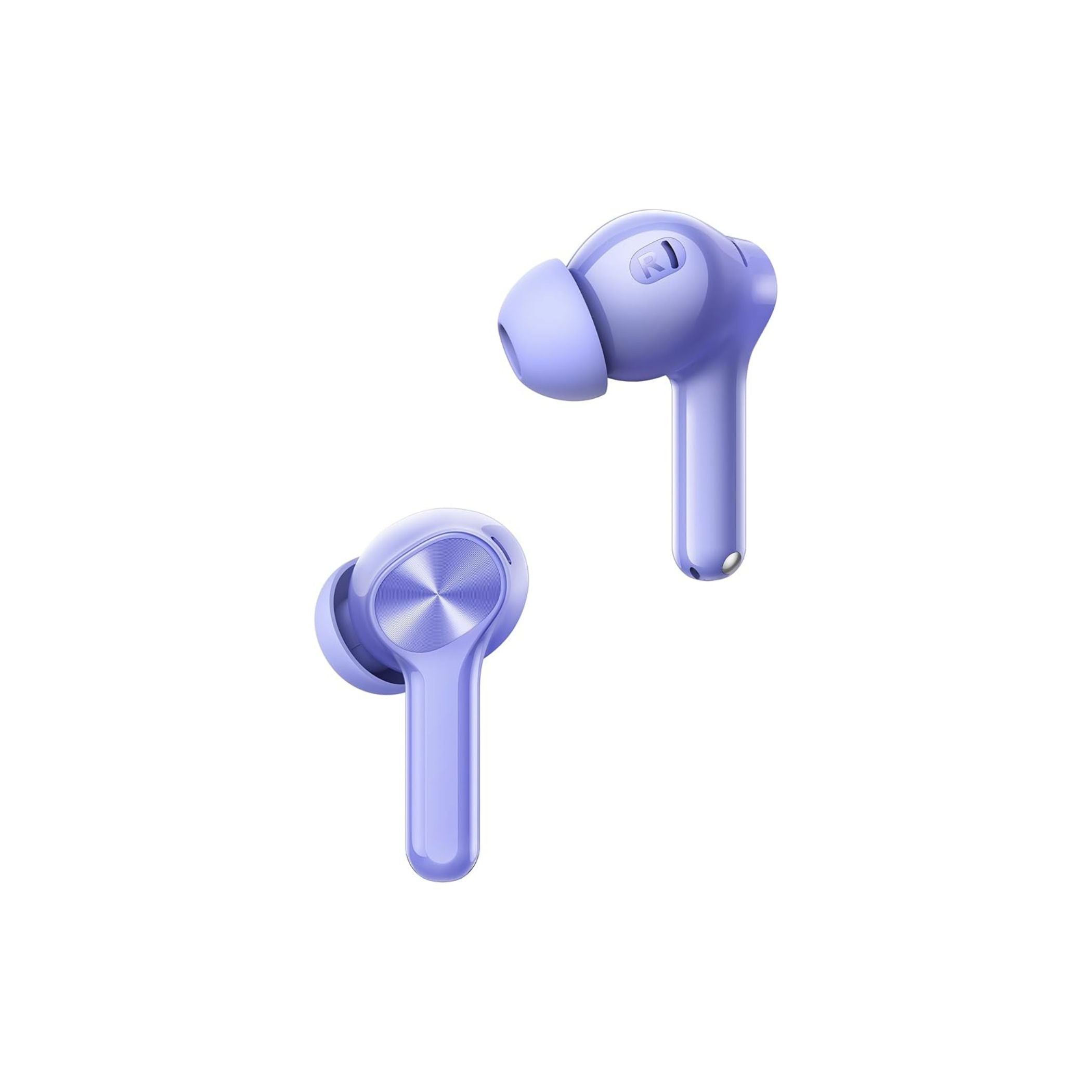 Realme Buds T200 Lite Bluetooth Earbuds, 48H Playback, AI ENC Noise Cancellation, Fast Charging, Gaming Mode, Google Fast Pair, IPX4 Water Resistant, with Mic – Aurora Purple