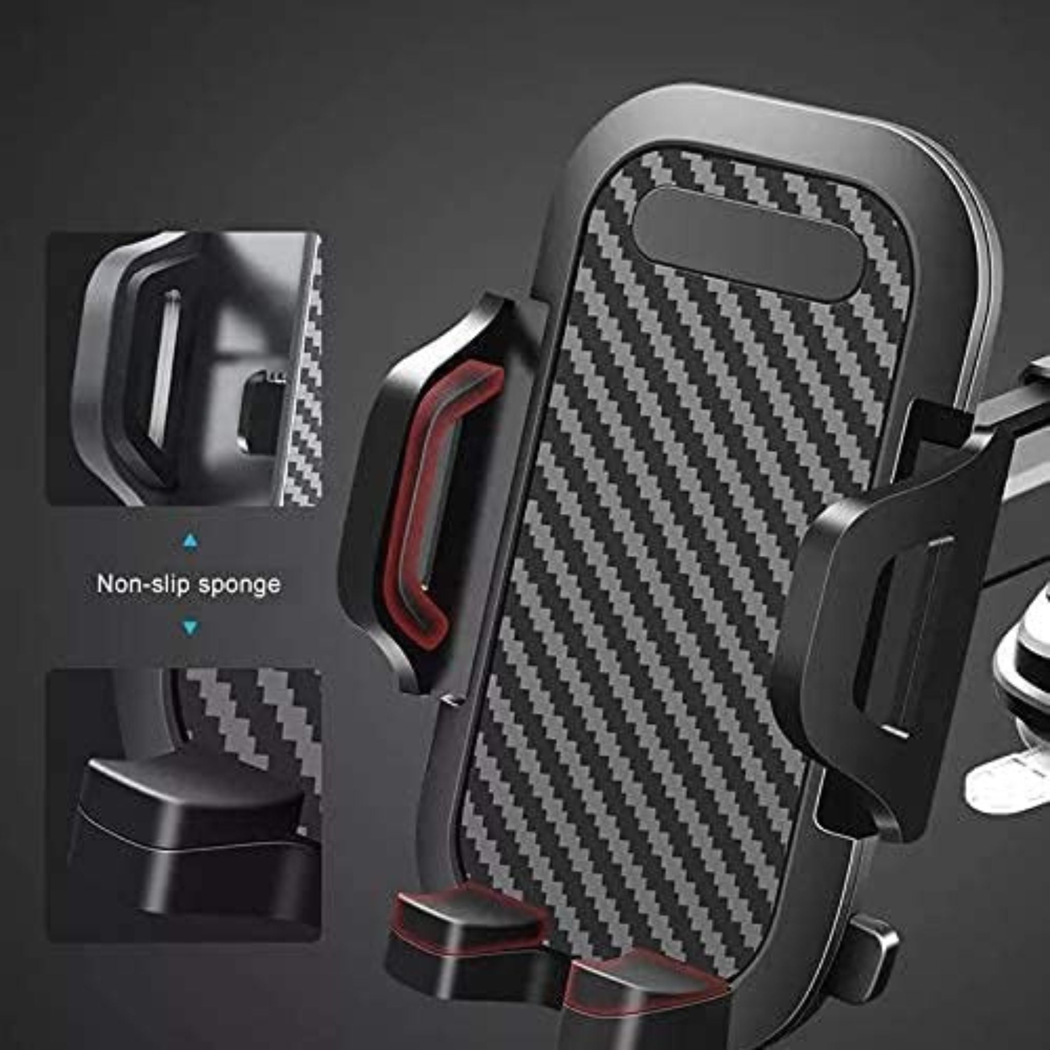 Davin Car Holder Suction Cup for Smartphones (D-HS02)- Black
