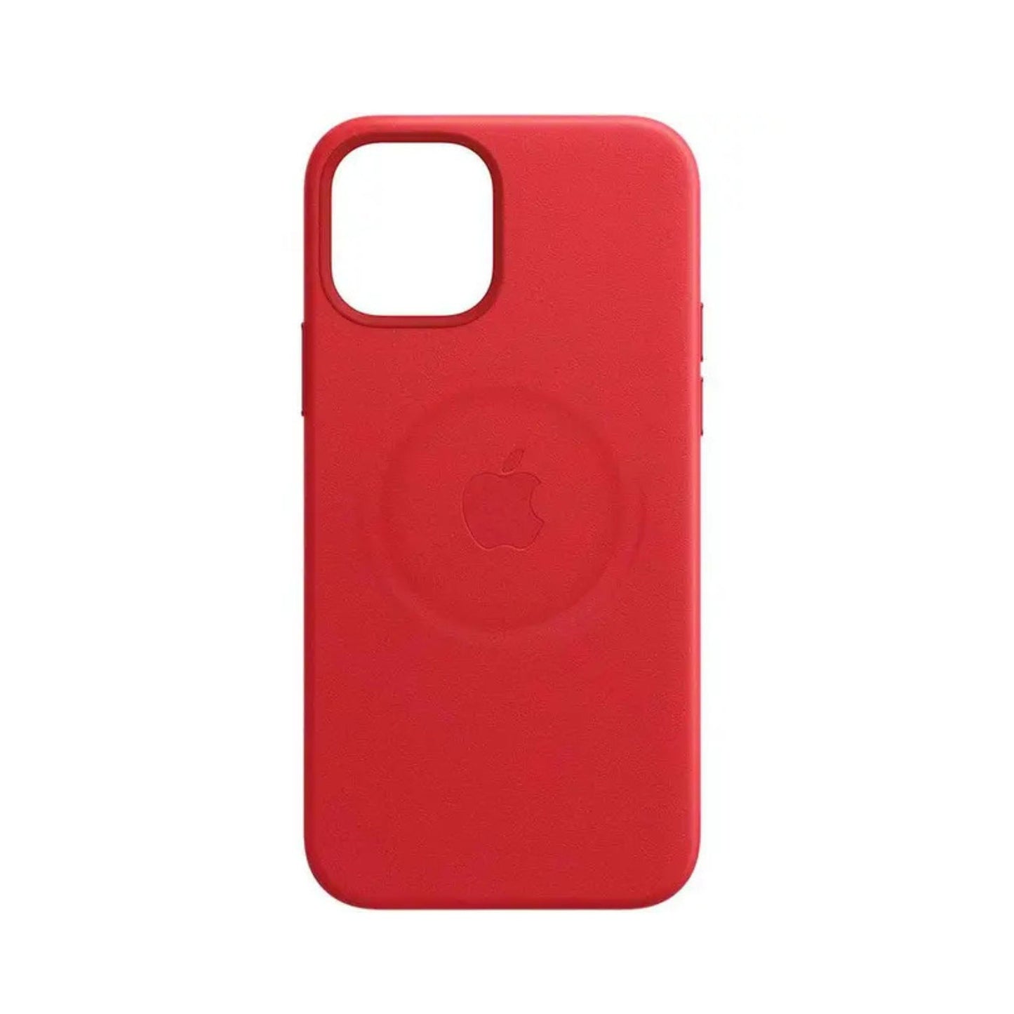 APPLE iPhone 12 Mini ( 5.4" ) Leather Case with MagSafe - (PRODUCT) Red