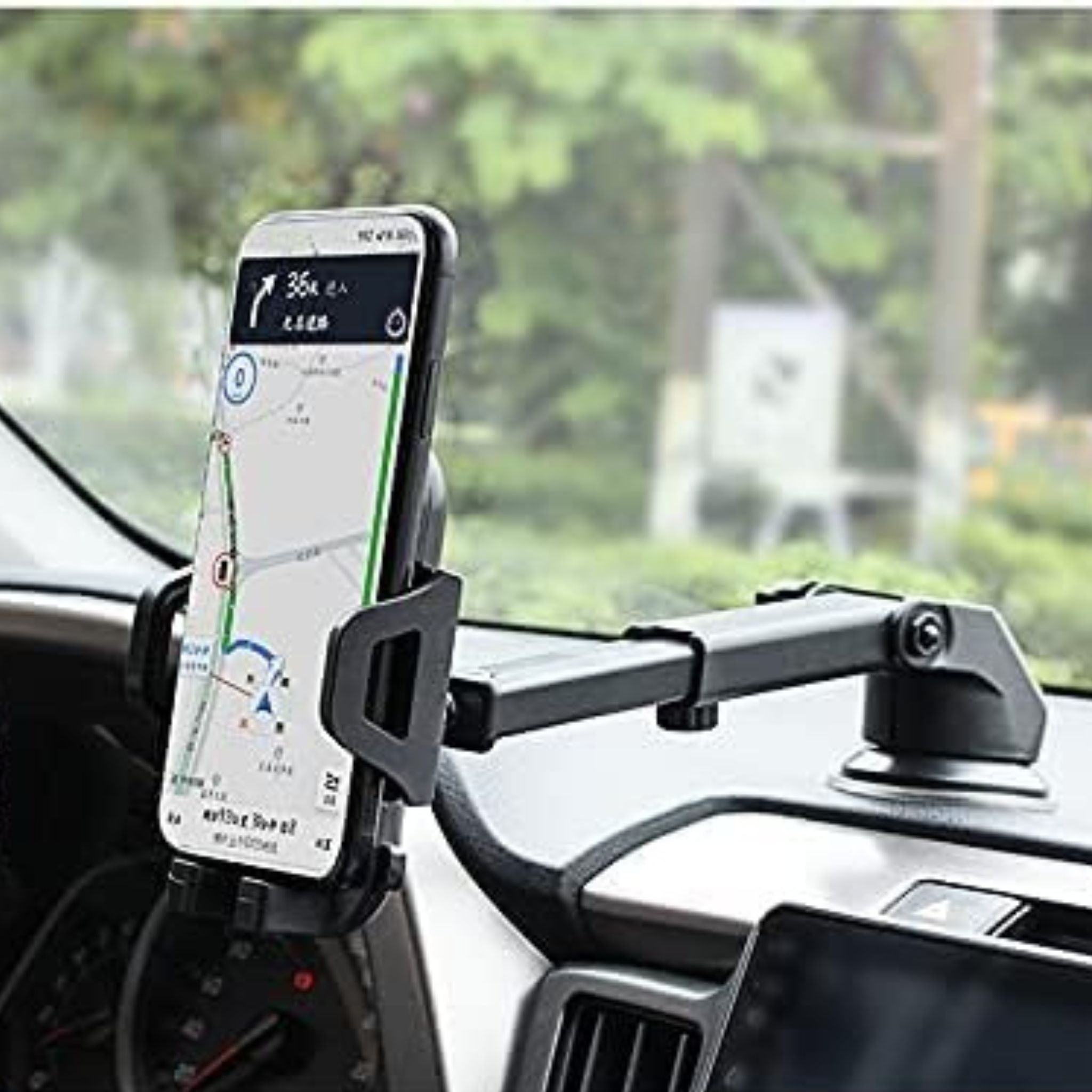 Davin Car Holder Suction Cup for Smartphones (D-HS02)- Black