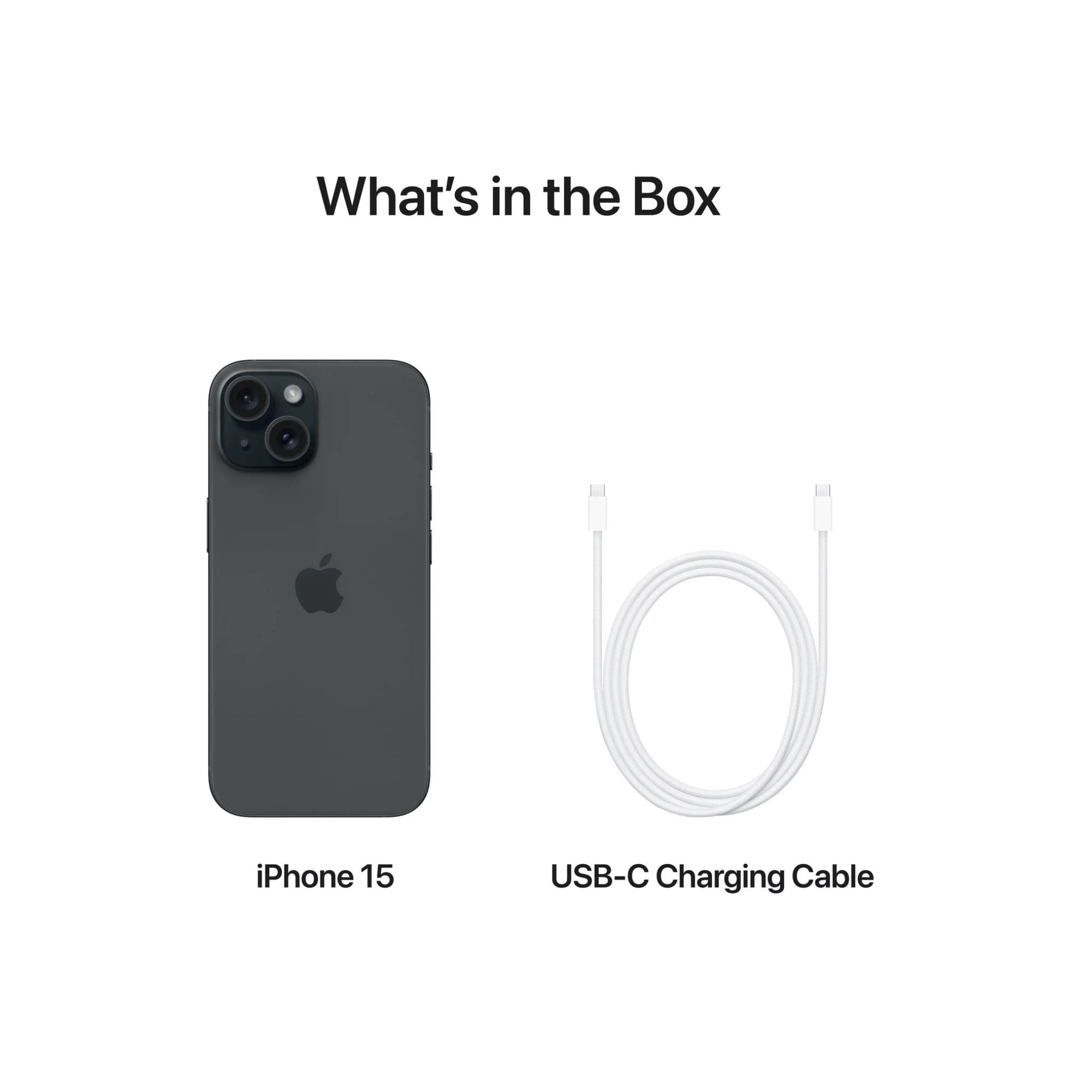 Apple iPhone 15 (128 GB) - Black (India)