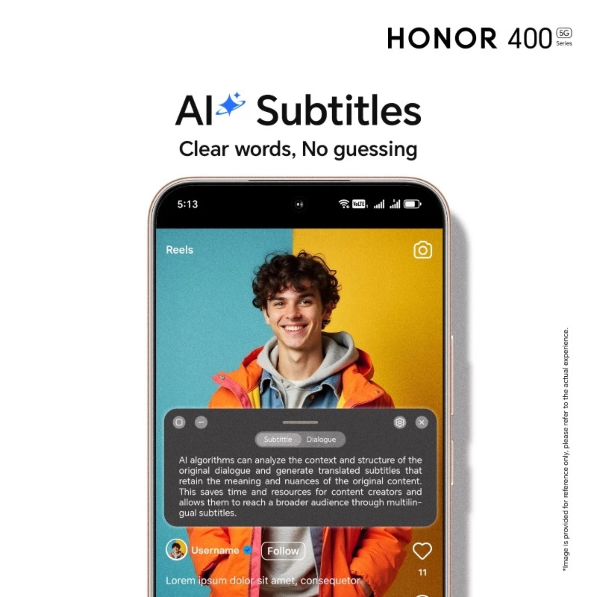 Honor 400 Pro 5G, Dual SIM 12GB RAM 512GB - International Version- Lunar Grey