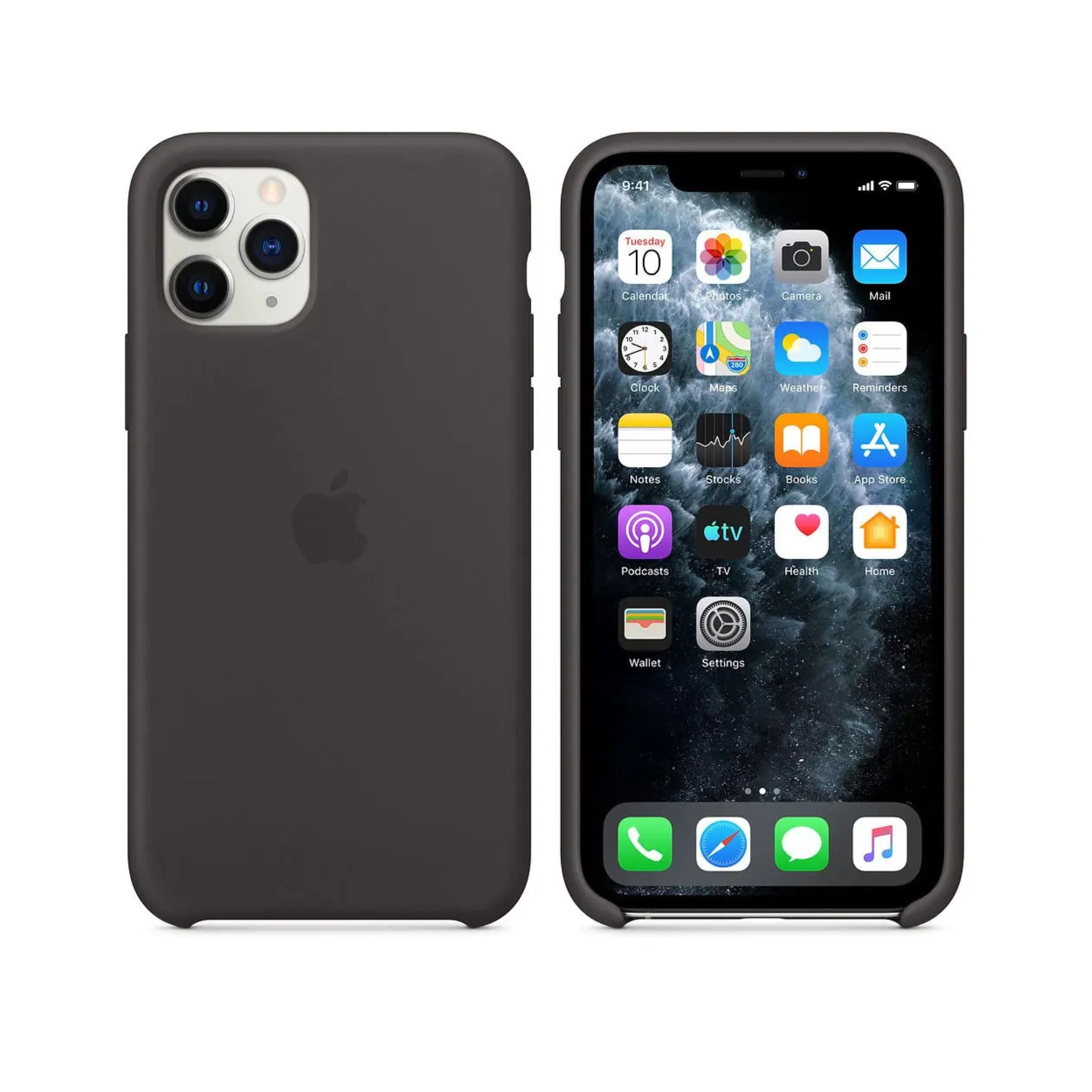 APPLE iPhone 11 Pro Silicone Case-Black