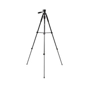 Black tripod on a white background