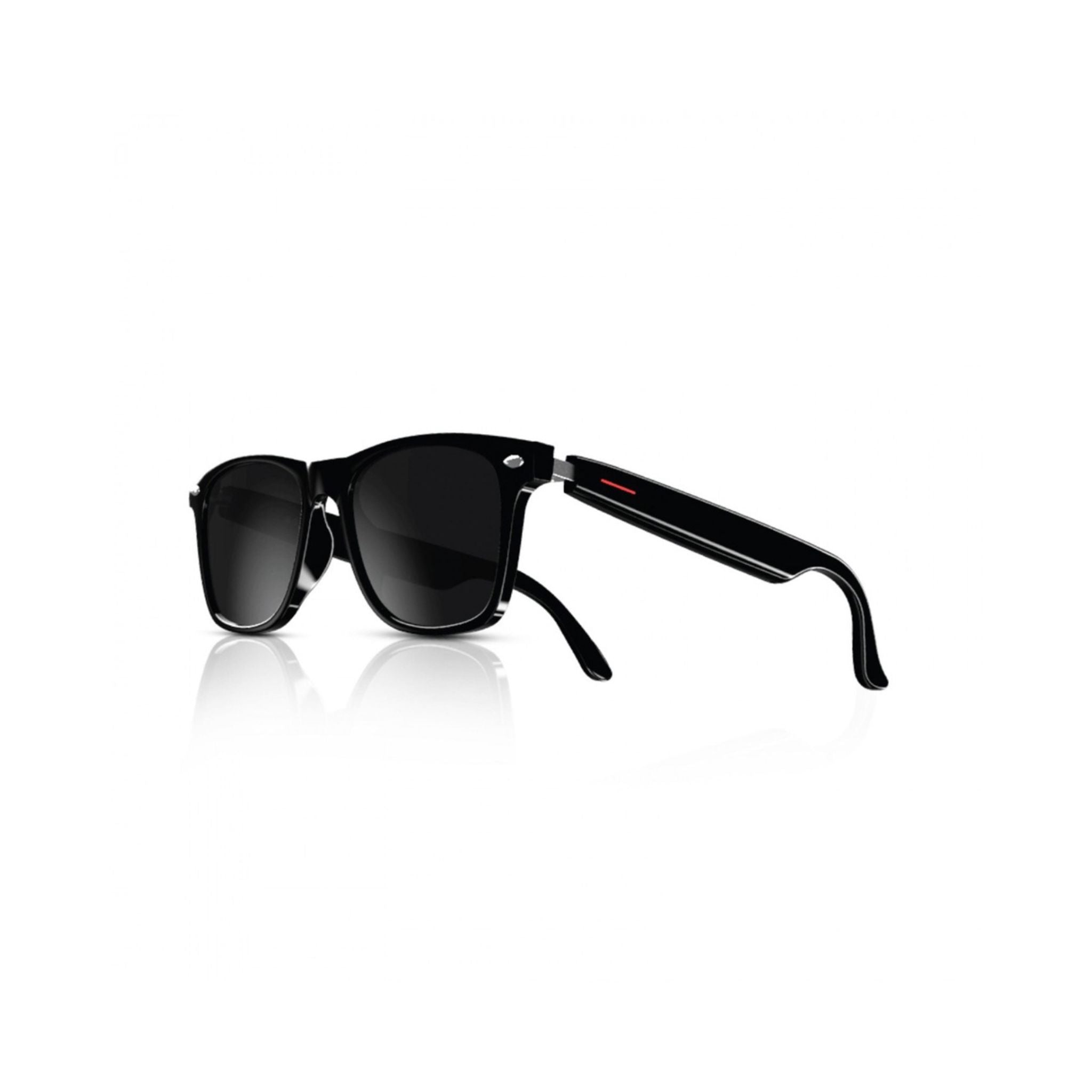 Green Lion Paris 2 Smart Glasses, 4-6 Hours Working Time, Bluetooth v5.3, 80mAh Battery, Magnetic Charger - Black