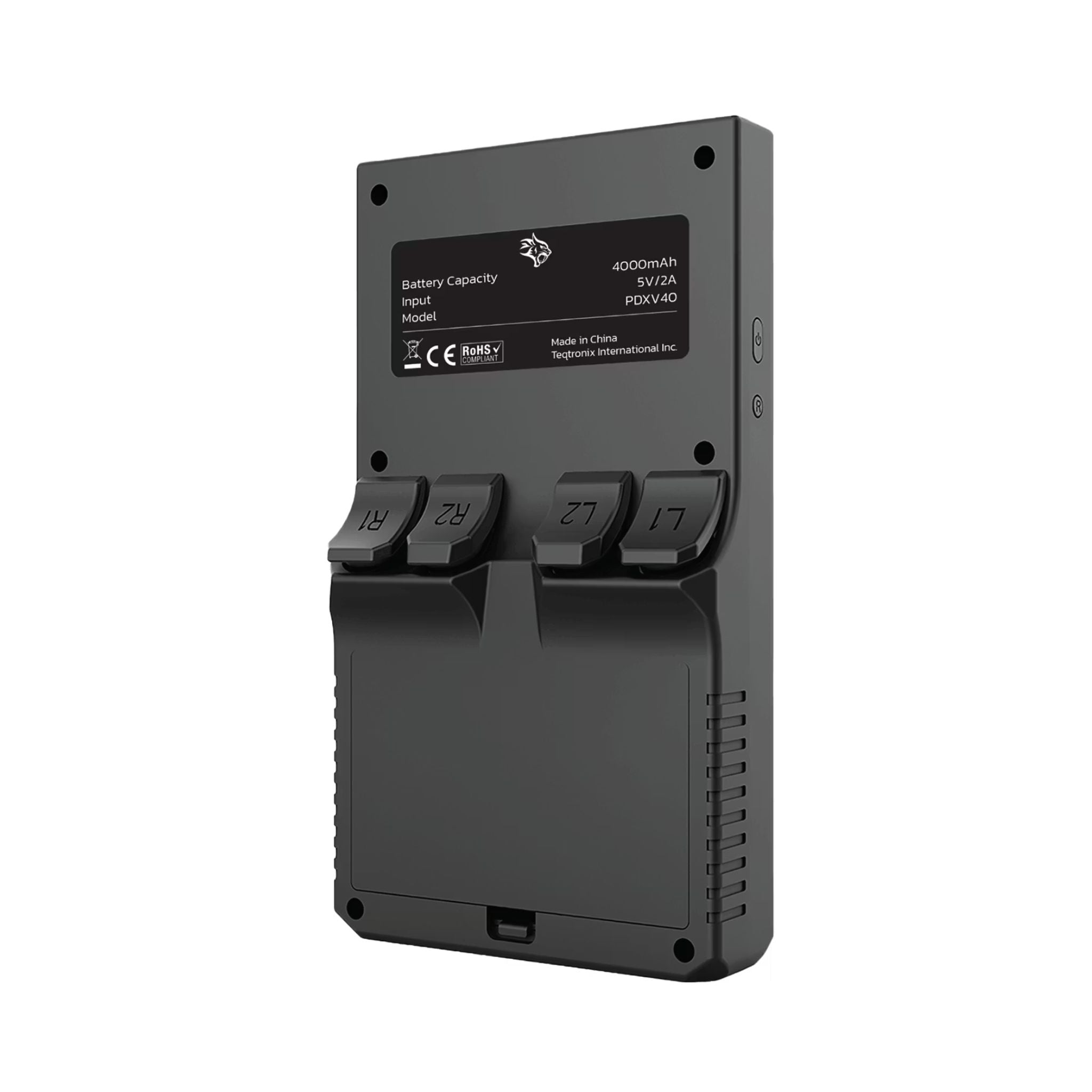 Porodo Gaming 4" Square Display Retro Handheld Game Console, 4000mAh Lithium Polymer Battery, 10 Hours Battery Life, 1GB RAM, Quad-Core Performance, Multi-System Support - Black