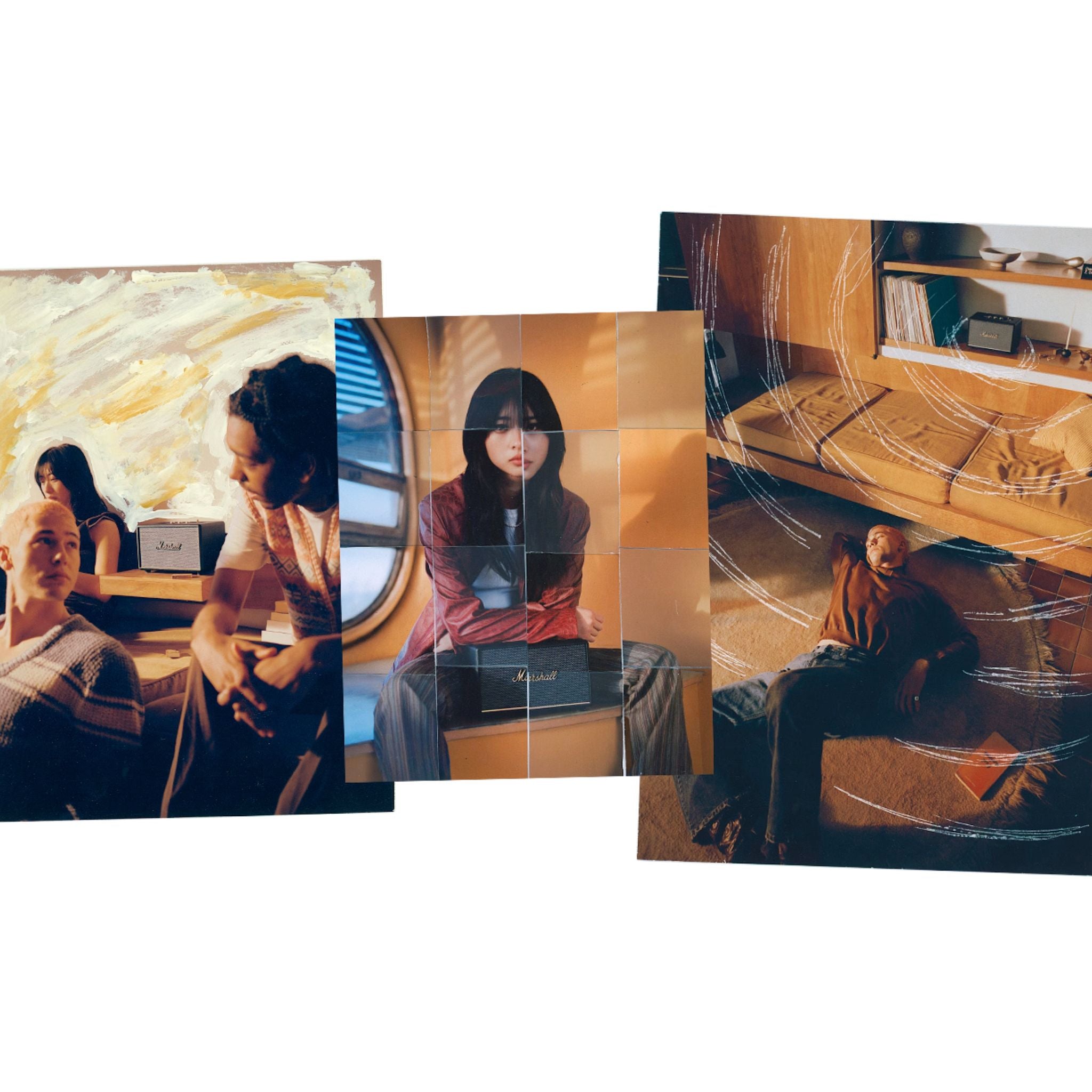 Marshall Action III Wireless Bluetooth Stereo Speaker with Bluetooth Version 5.2, 2 Hours Charging Time, 32 Hours Play Time, Fast Charging, Water Resistant, USB-C Charging Port - Black