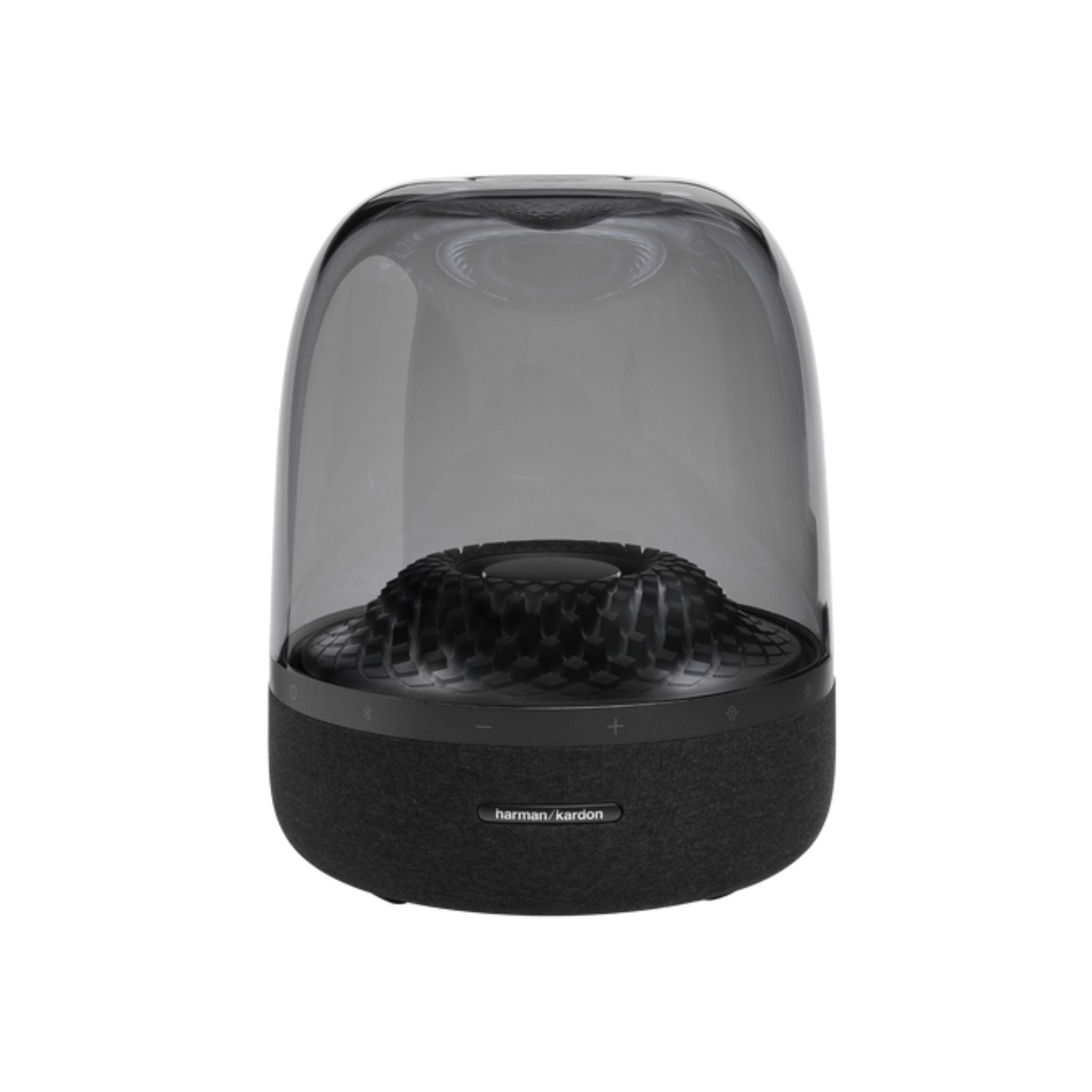 Harman Kardon Aura Studio 4 Wireless Stereo Speaker, Superior Sound performance, Unique diamond-effect lighting that dances to the music - Black