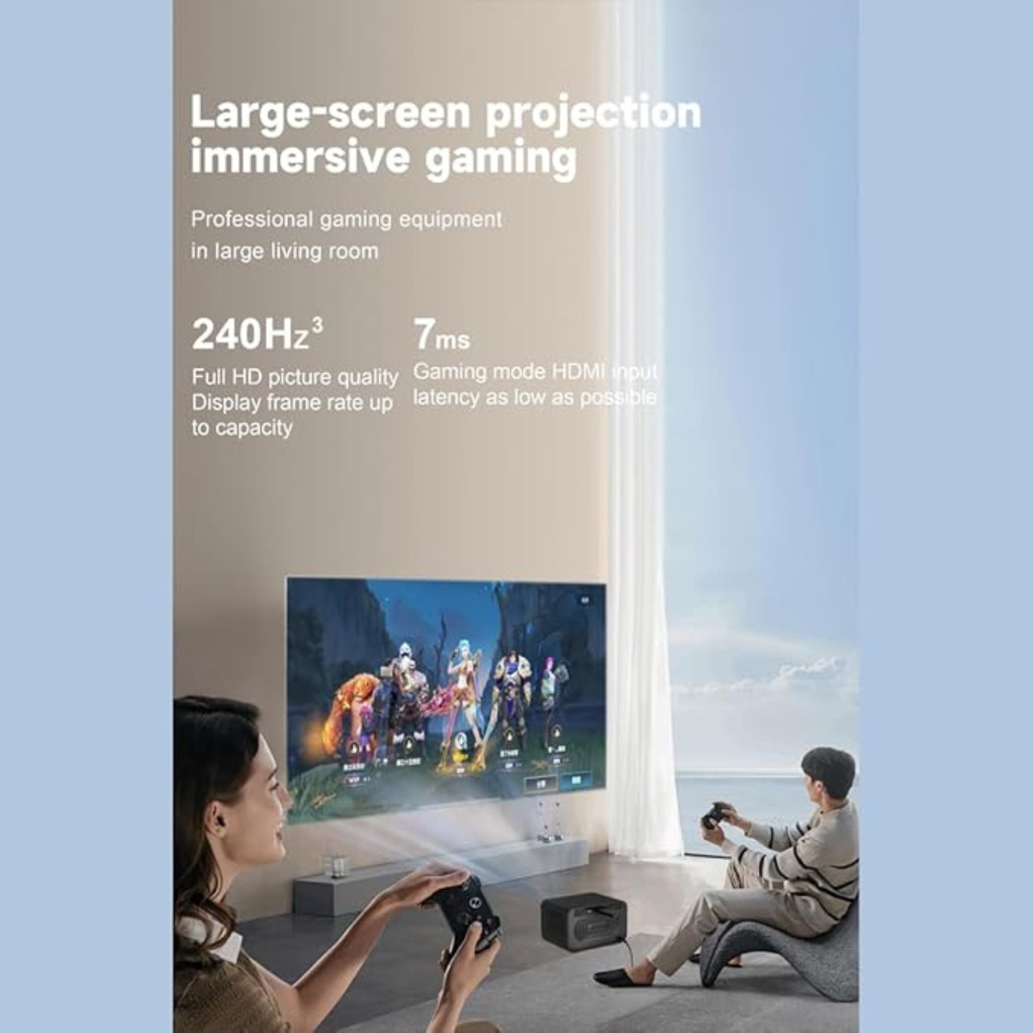 Umiio Smart Home Theater U8 Pro 4K Projector 5G WIFI and Bluetooth Electric Focus Projector for Movies and Games