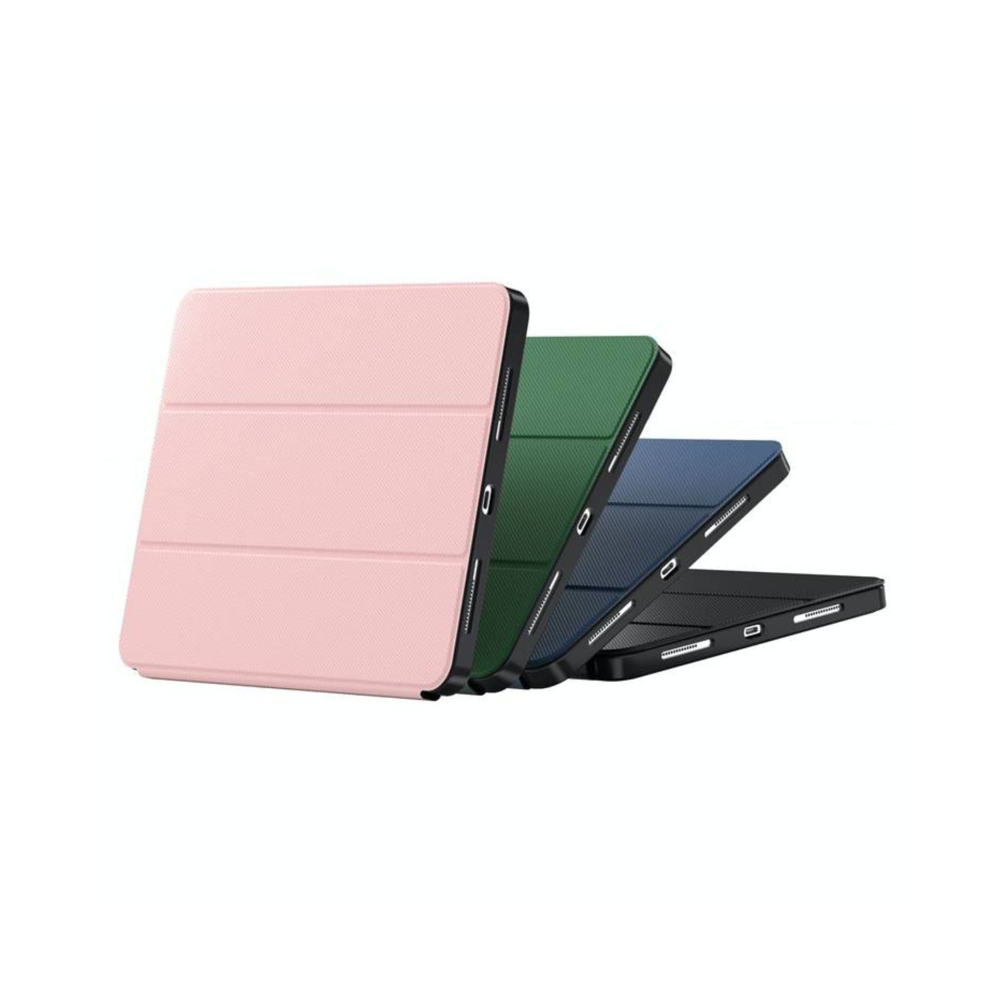 Green Lion Hogo Premium Case with Pencil Holder for iPad Air 11", Ultra Slim Fit, Stable Tri-Fold Stand, Built-in Pencil Holder, Magnetic Smart Cover, Auto Sleep/Wake - Black