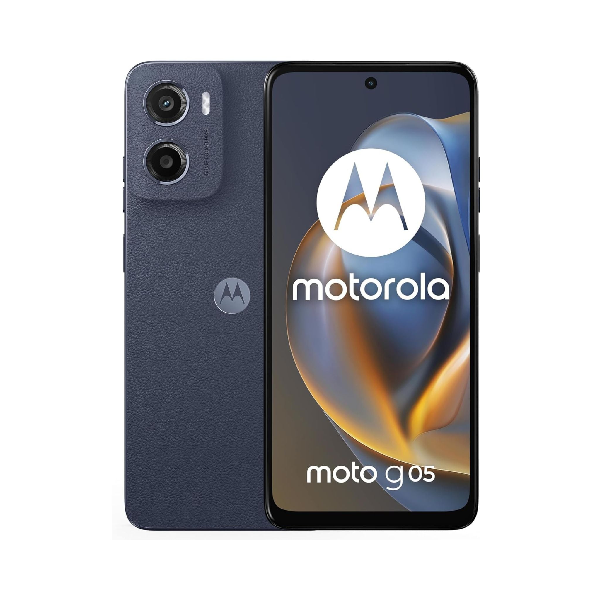 Motorola Moto G05 4G, Dual SIM 4GB RAM 256GB ROM  - International Version- Denim Blue