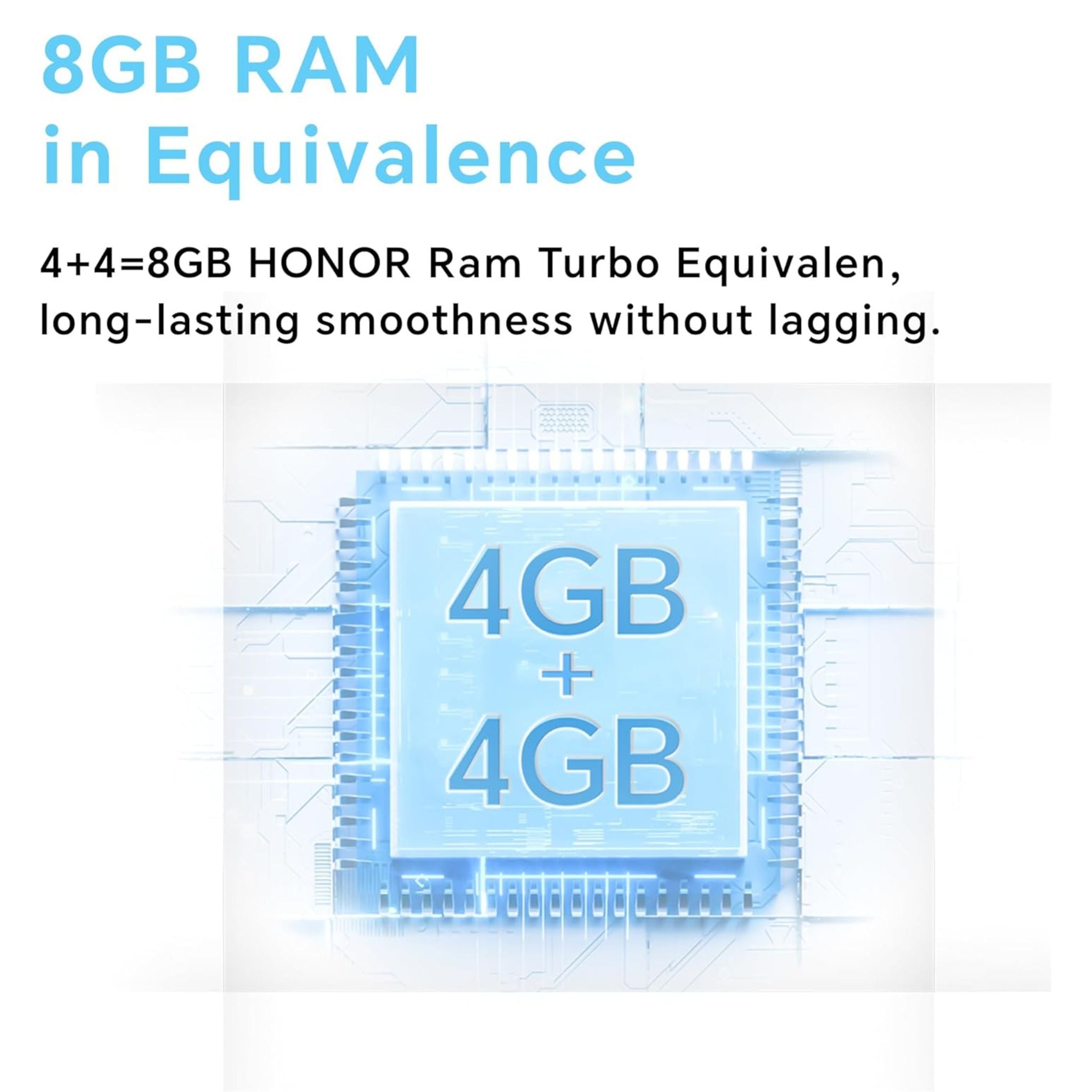 Honor X5b 4G, Dual SIM 4GB RAM 64GB ROM- International Version - Ocean Blue
