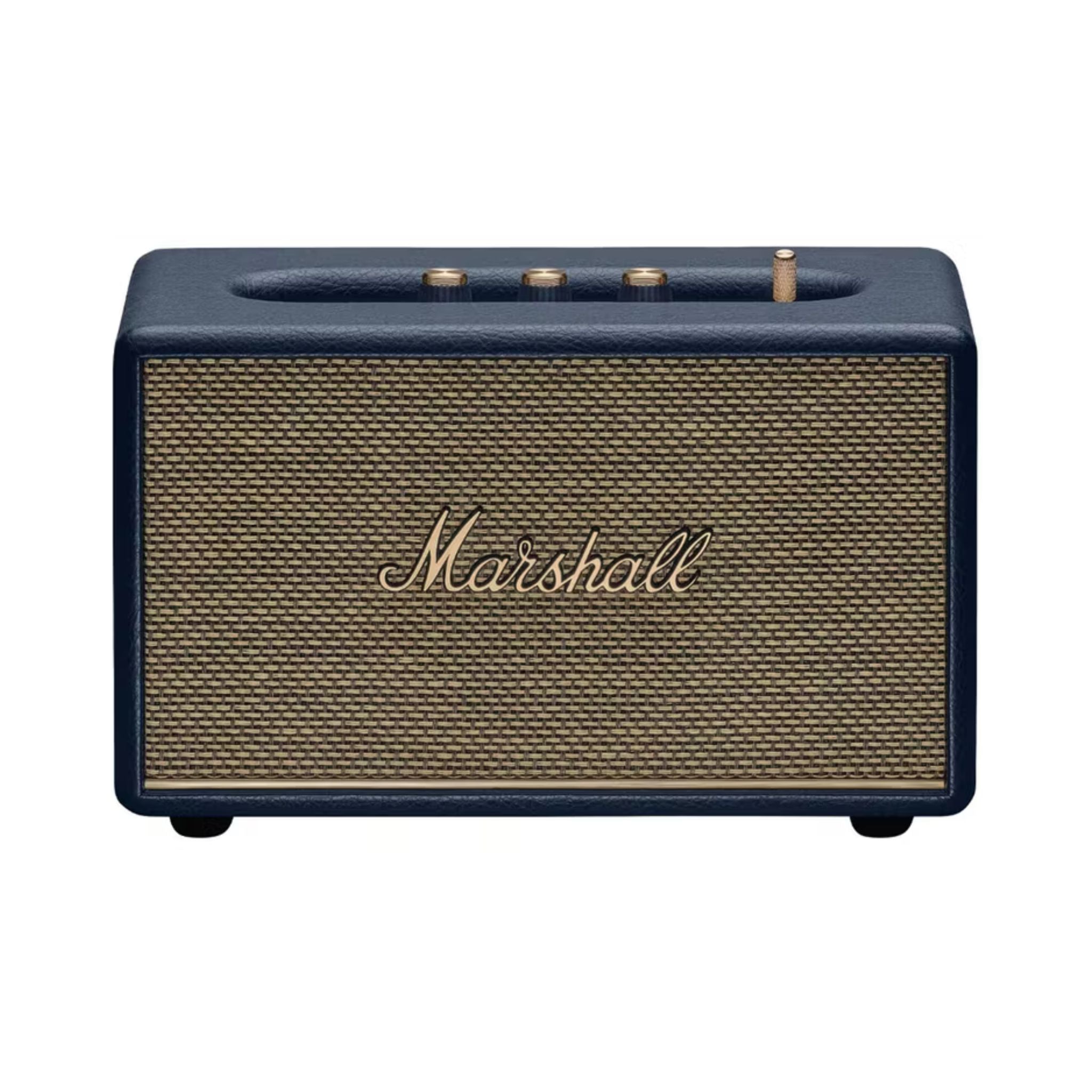 Marshall Acton III Wireless Bluetooth Stereo Speaker with Bluetooth Version 5.2, 2 Hours Charging Time, 32 Hours Play Time, Fast Charging, Water Resistant, USB-C Charging Port - Blue
