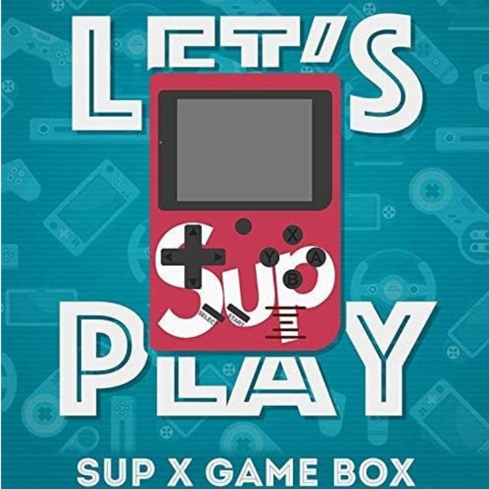 Sulfar Sup Game Box 400 in 1 Games Retro Portable Mini Handheld Game Console 3.0 Inch Kids Game Player_Red