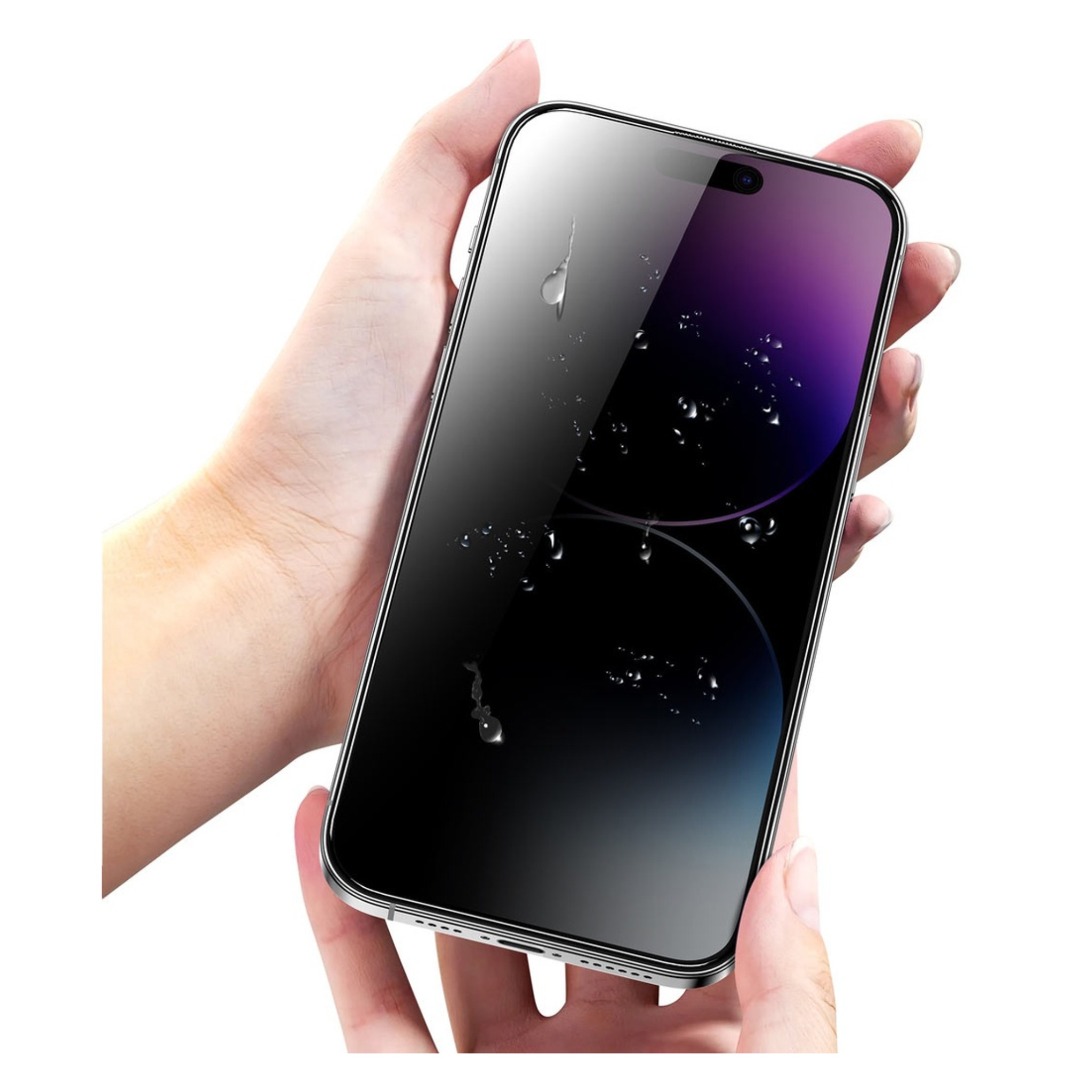 Green Lion 9H Steve Privacy Screen Protector for iPhone 15 Pro Max, Anti-Peeping for Side View Blocking, Anti-Fingerprint & Anti-Scratch, Grease Resistance, Bubble-Free Installation - Black