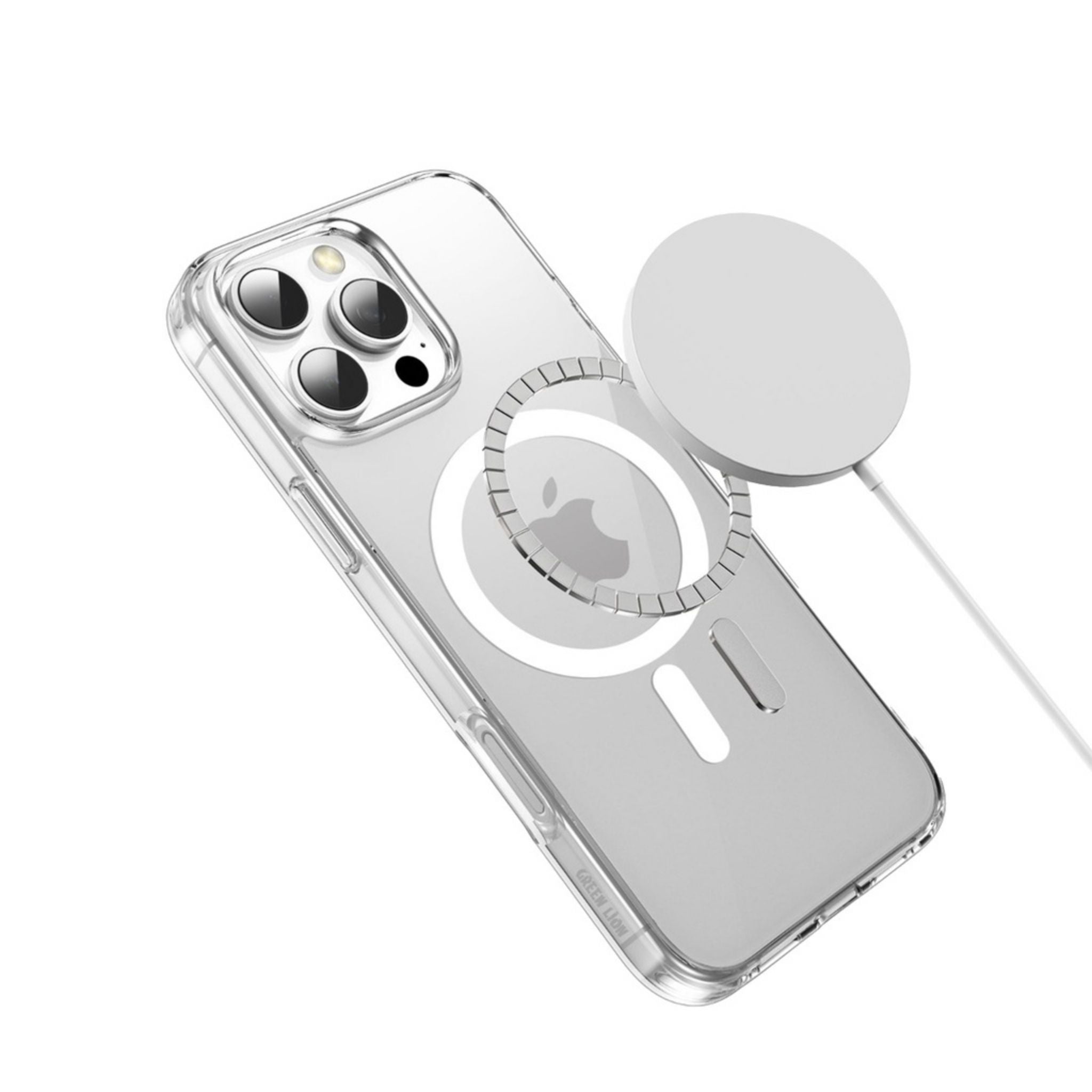 Green Lion  Magsafe Crystal Clear Case  iPhone 16 Plus - Clear